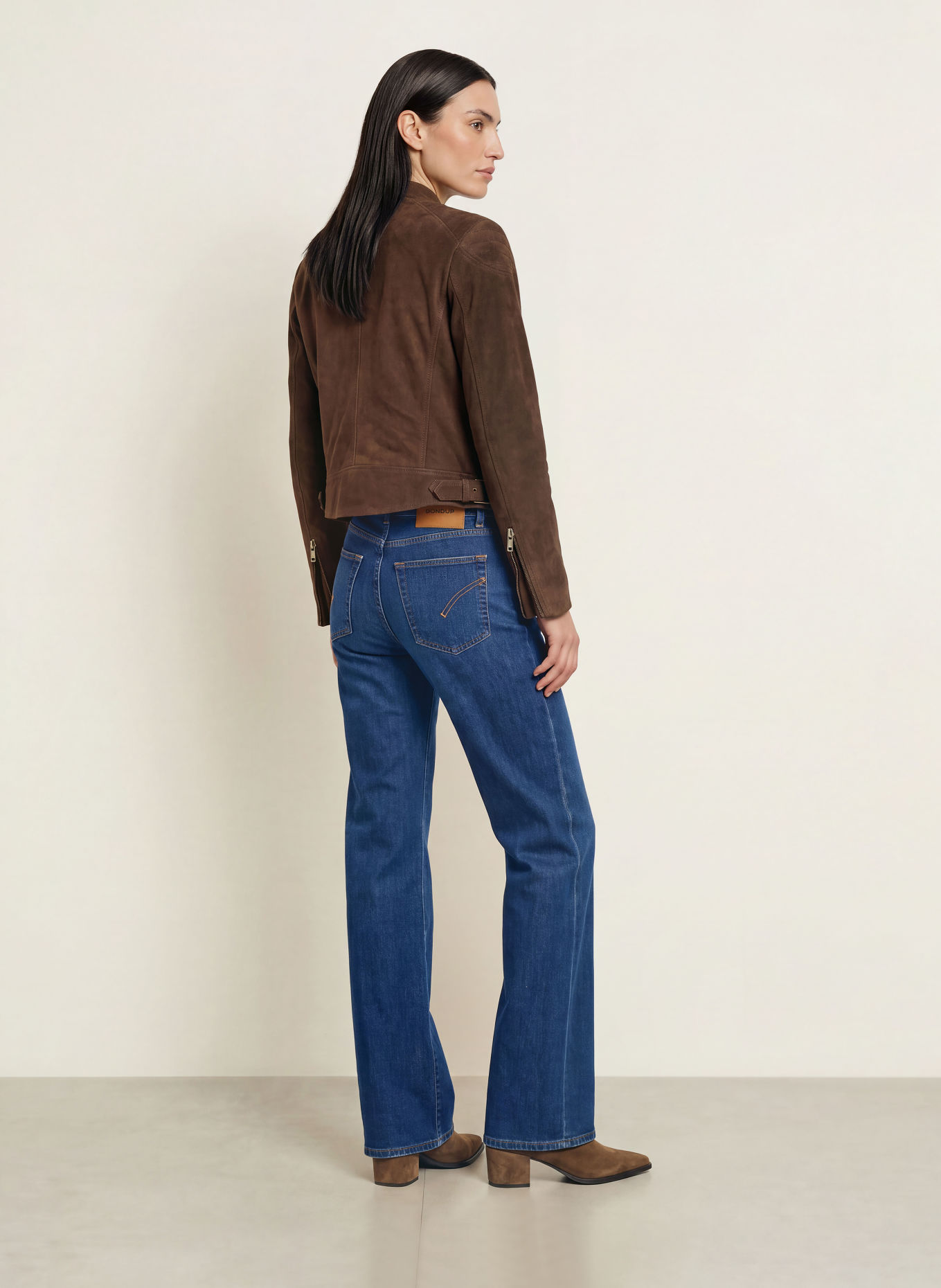 Dondup Flared Jeans AMBER: 800 denim dublau