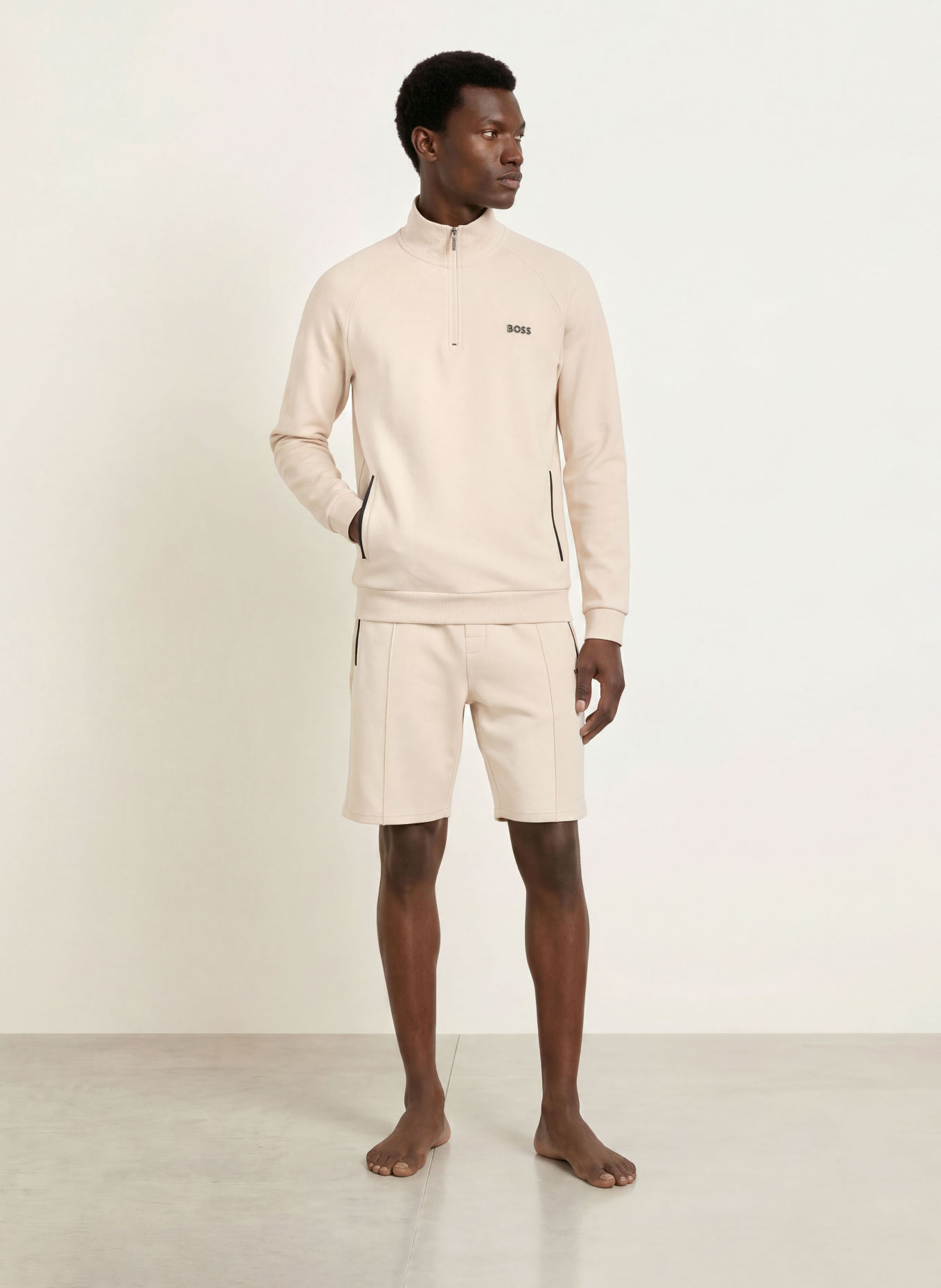 BOSS Loungesweatshirt SENSE: CRÈME