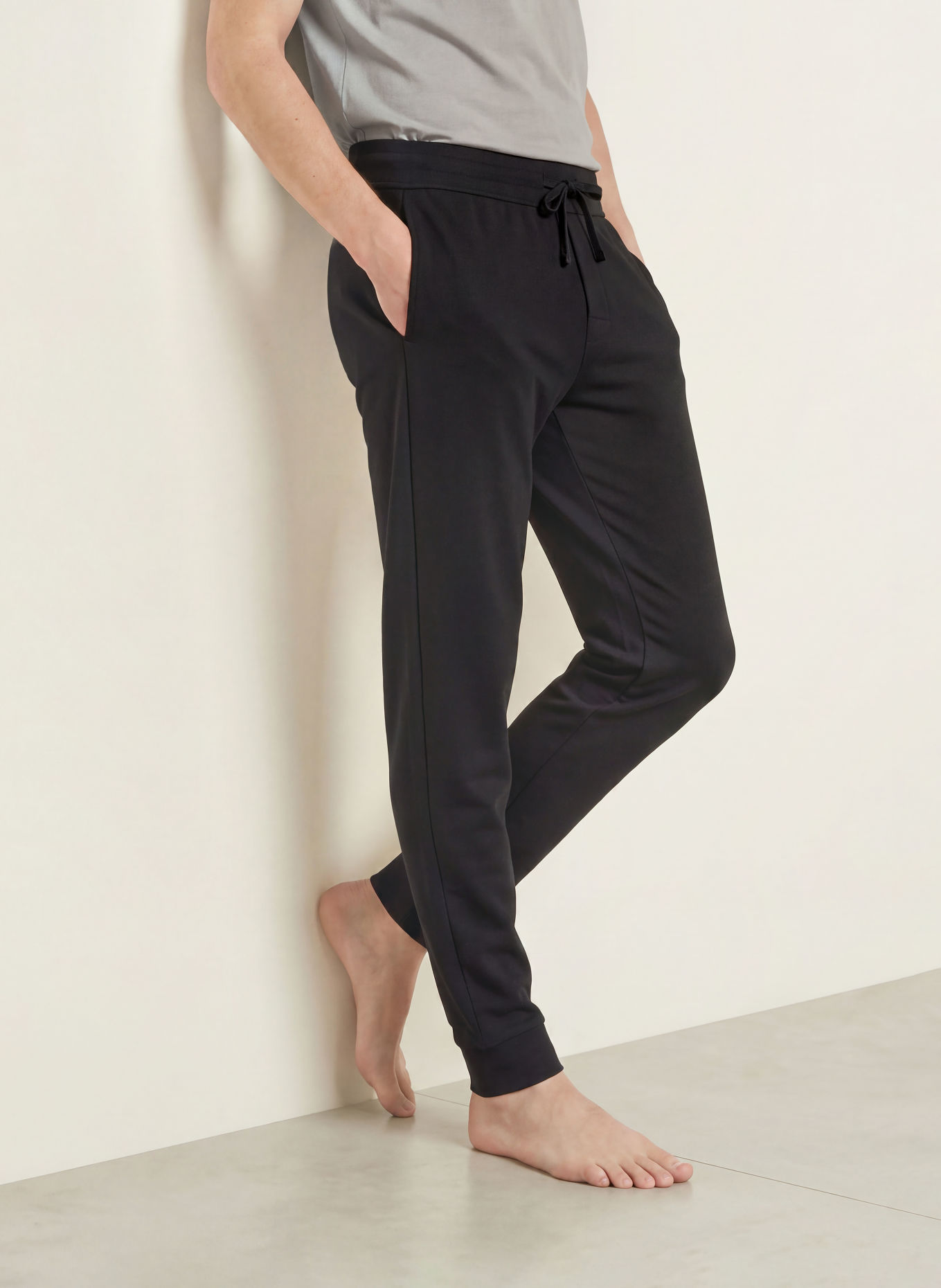 BOSS Lounge-sweatpants AUTHENTIC: SORT