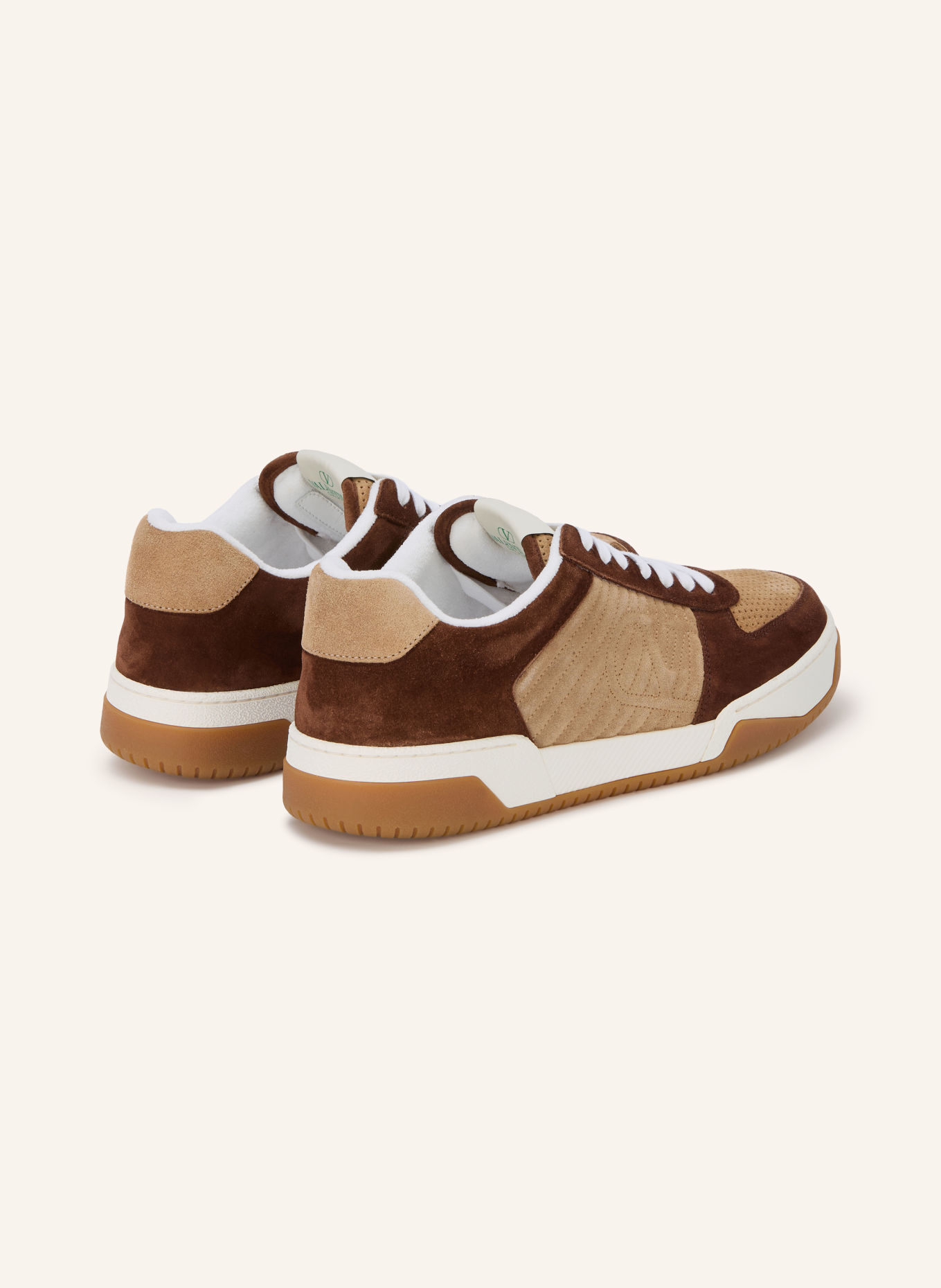 VALENTINO GARAVANI Sneakers SPARRY: LICHTBRUIN / MARRON FONCÉ