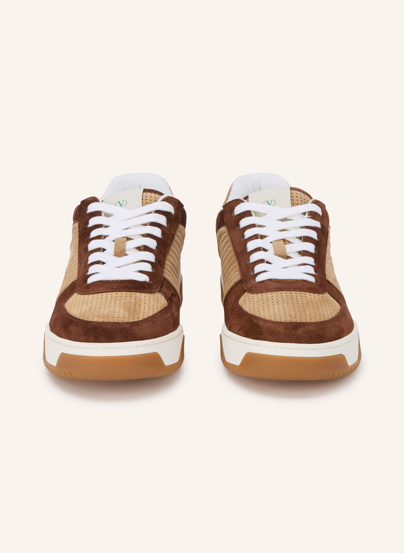 VALENTINO GARAVANI Sneakers SPARRY: LICHTBRUIN / MARRON FONCÉ