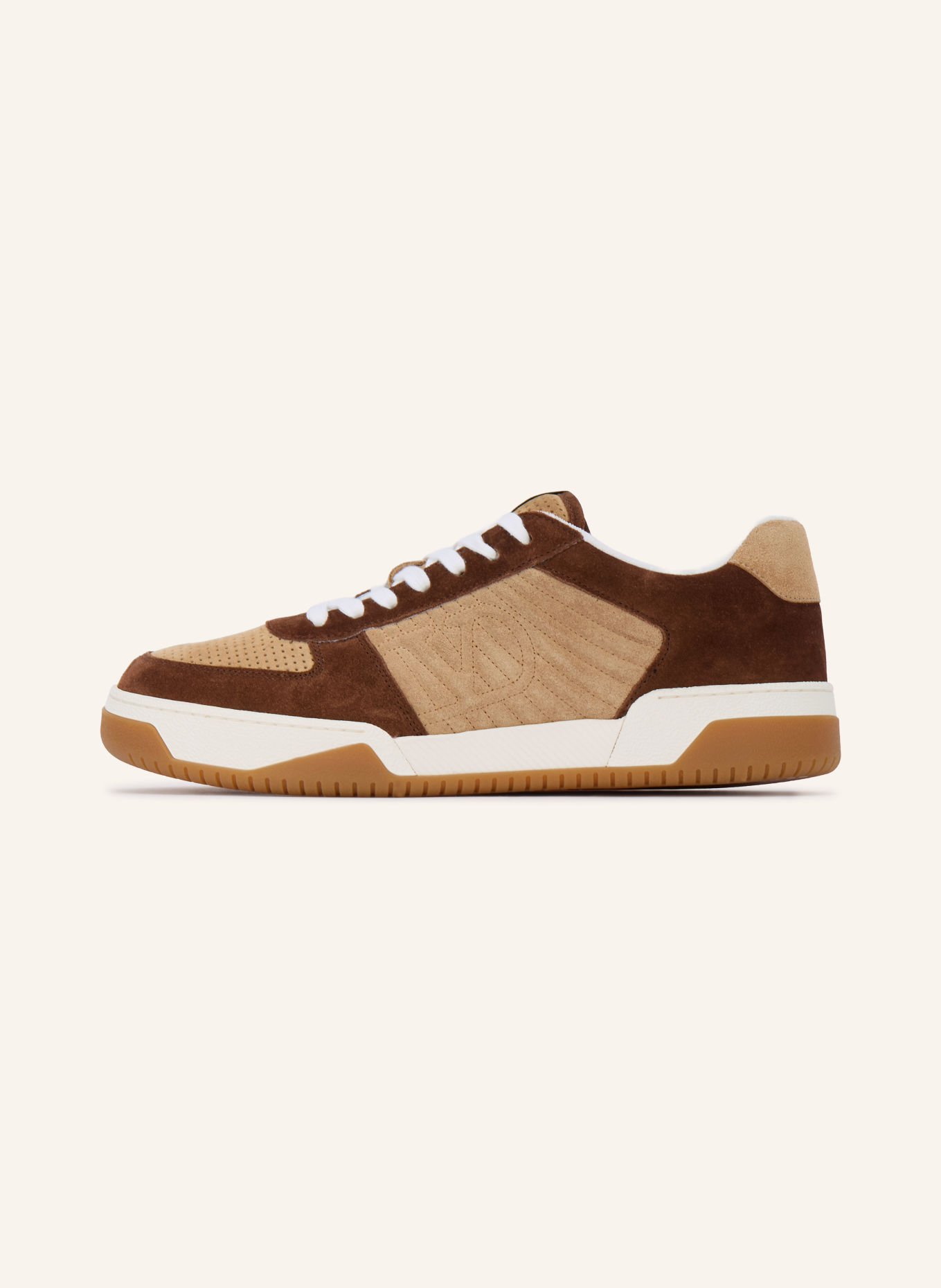 VALENTINO GARAVANI Sneakers SPARRY: LICHTBRUIN / MARRON FONCÉ