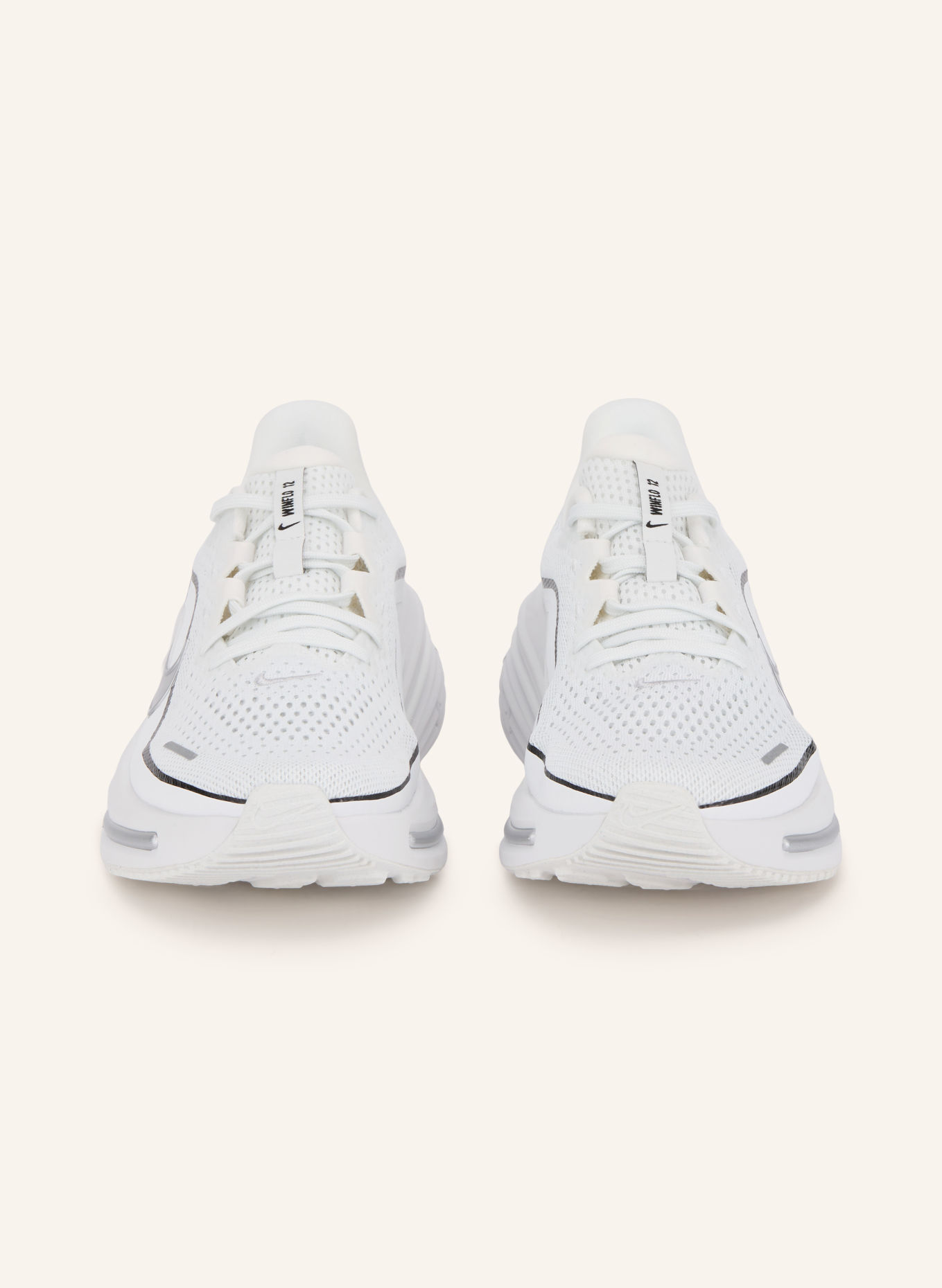 Nike Løbesko WINFLO 12: HVID / SØLV / SORT