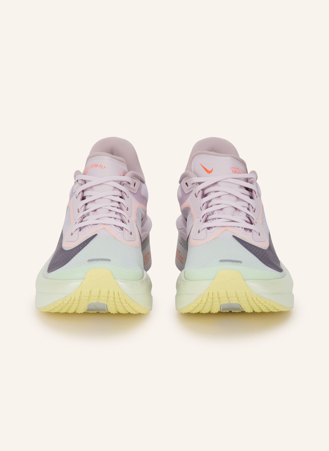 Nike ZOOM FLY 6 Running Shoes: LIGHT PURPLE / DARK PURPLE / MINT