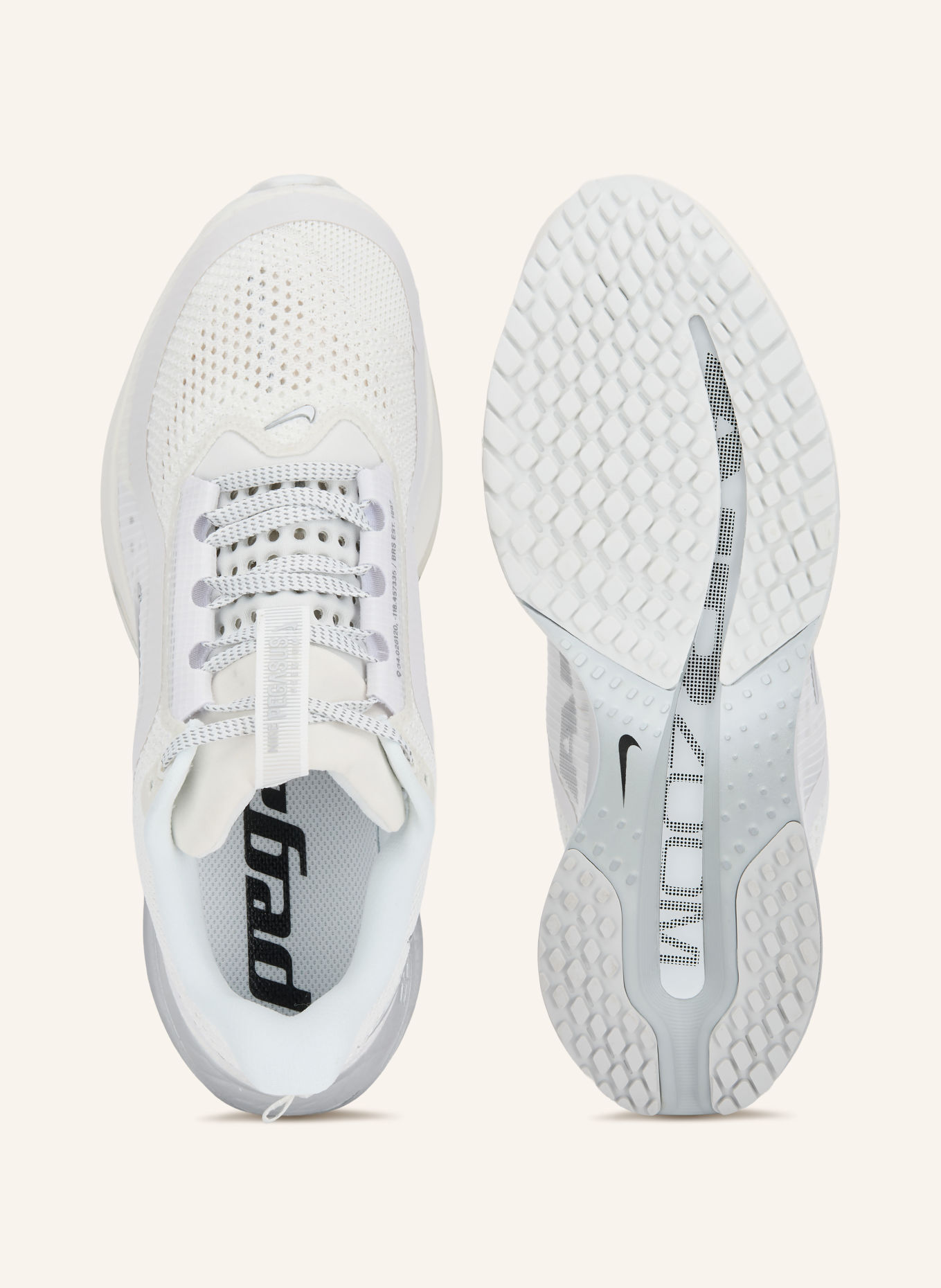 Nike Hardloopschoenen PEGASUS PREMIUM ESS: WIT / ZILVER / GRIJS