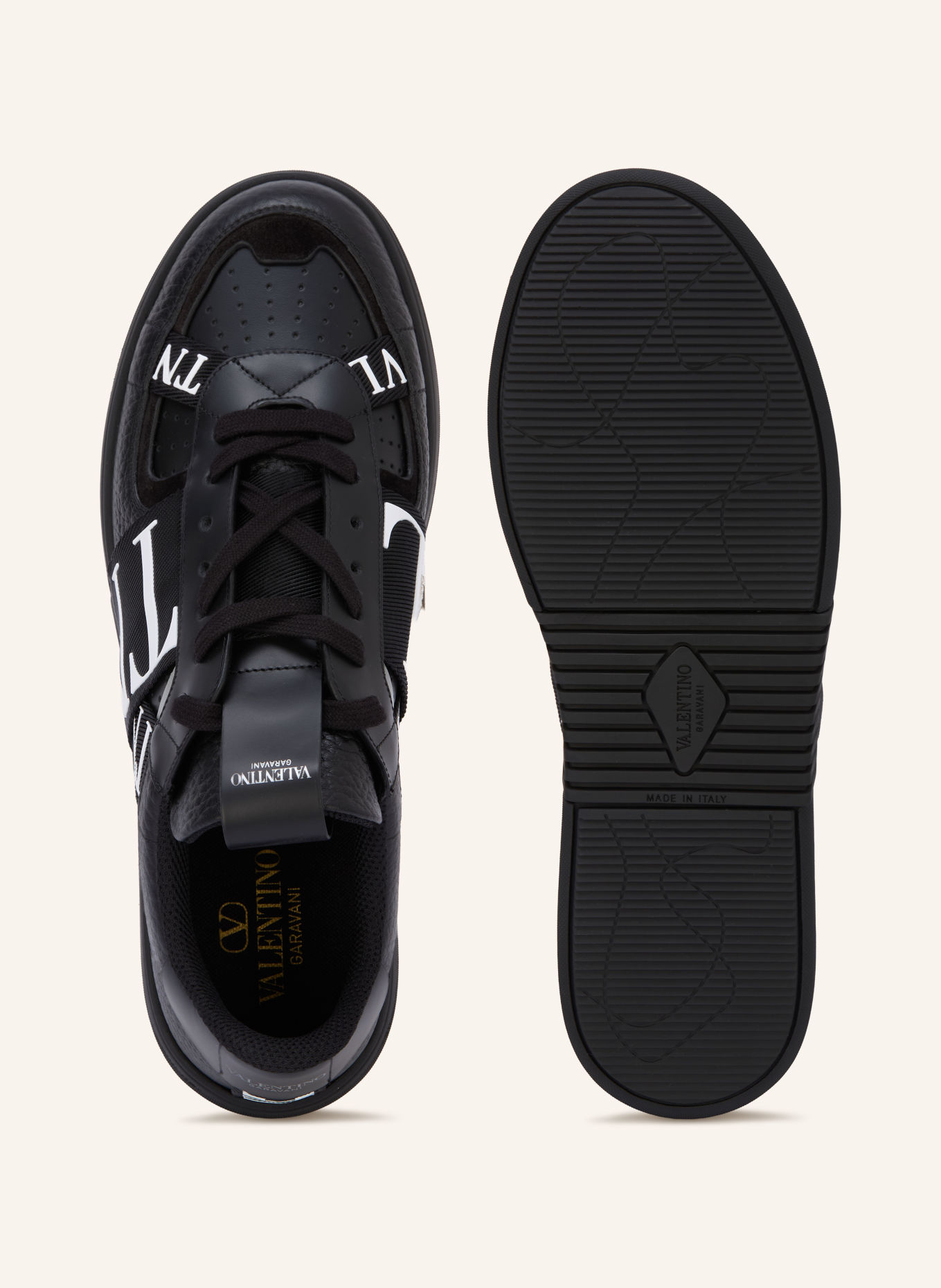 VALENTINO GARAVANI Sneakers VL7N: ZWART / GRIJS / WIT