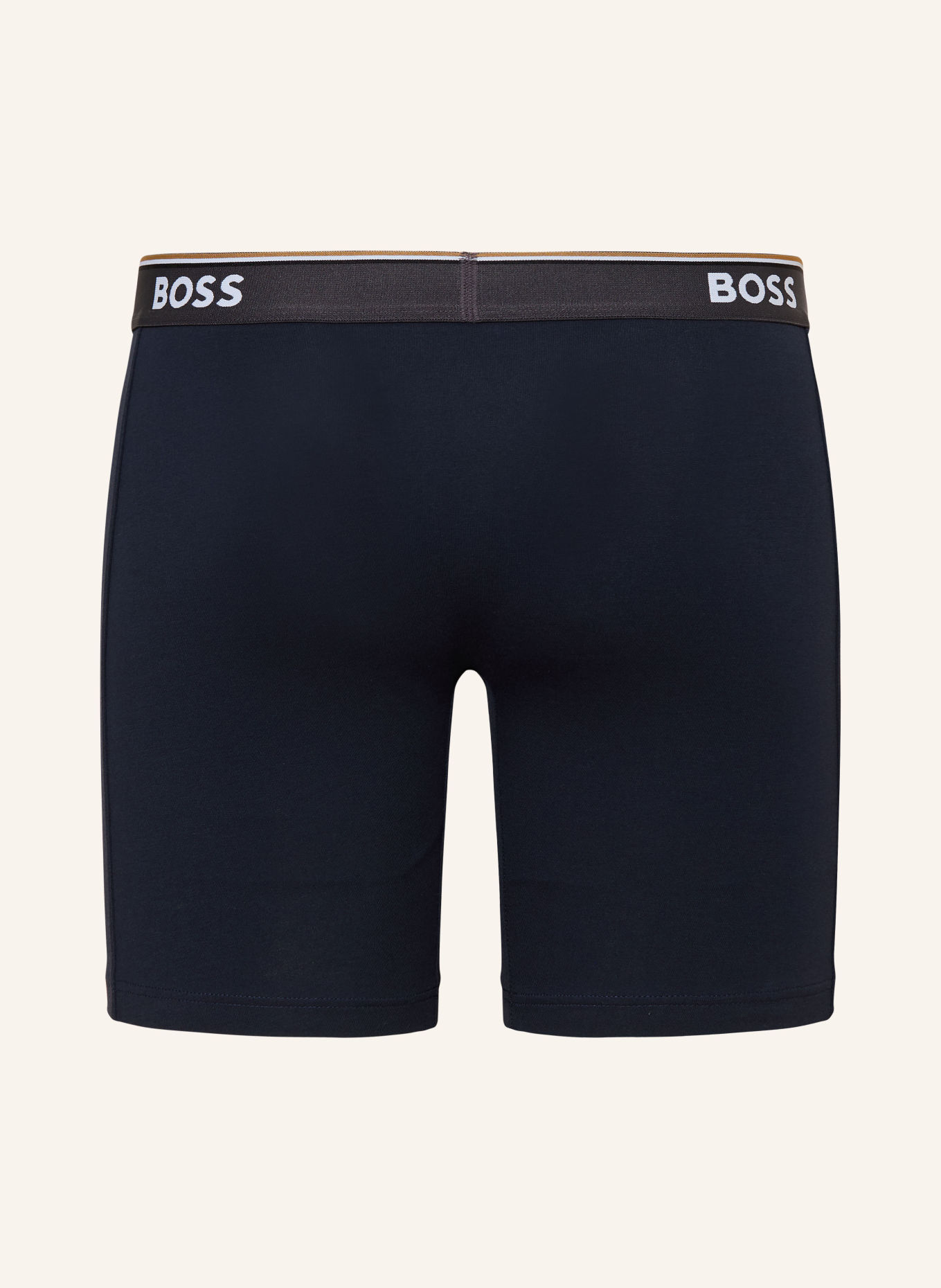 BOSS Set van 3 Boxershorts: DONKERBLAUW / DONKERGRIJS / ZWART