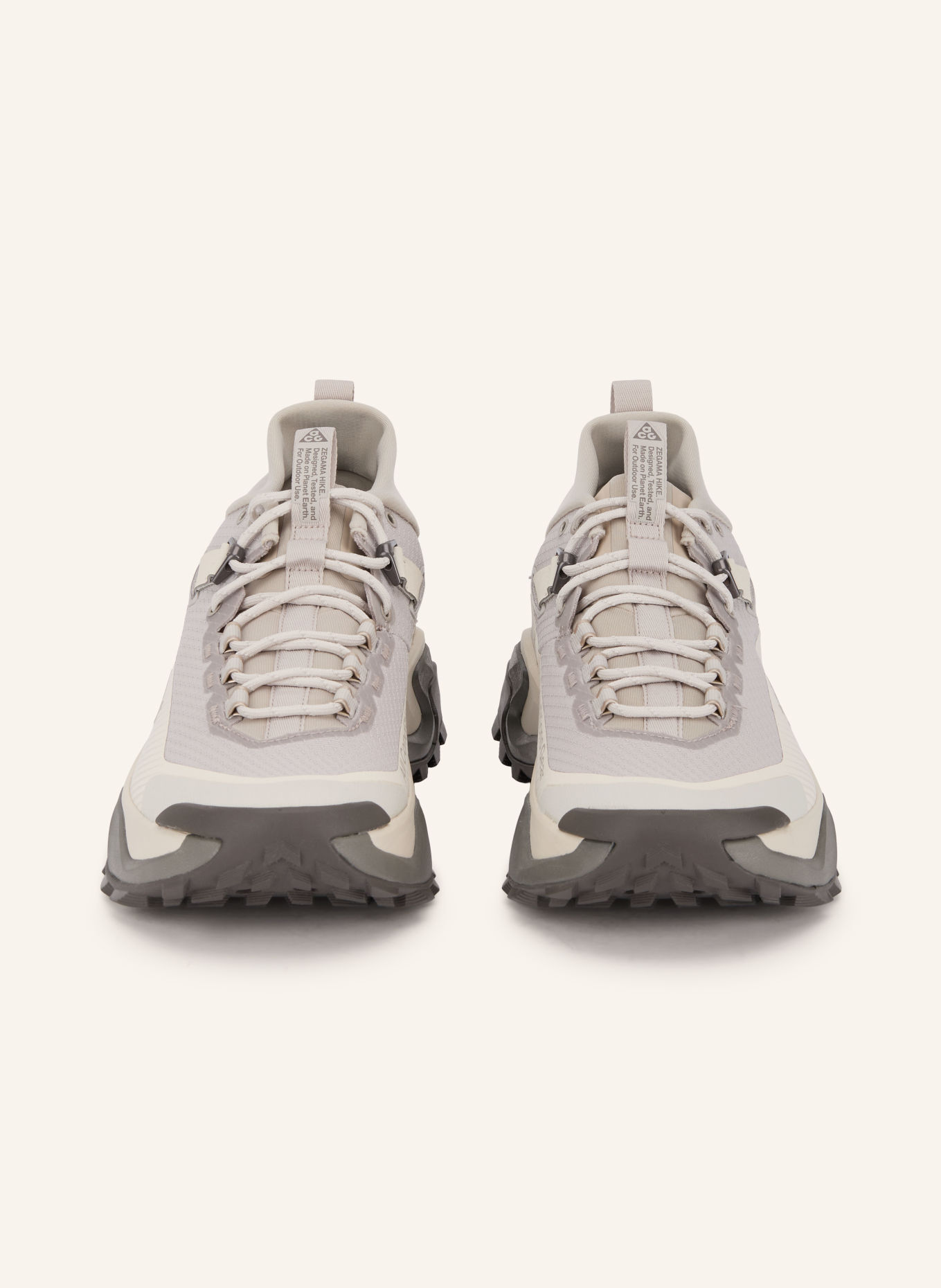 Nike ACG ZEGAMA HIKE Hiking shoes: LIGHT GRAY / CREAM