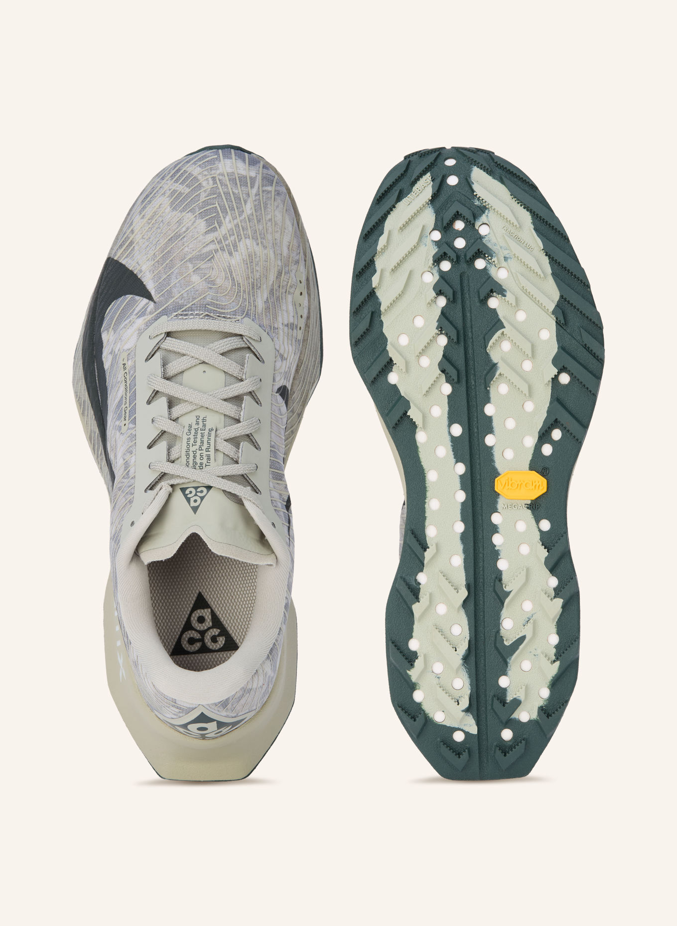 Nike Buty do biegania w terenie ACG ULTRAFLY 2: JASNOZIELONY / CZARNY