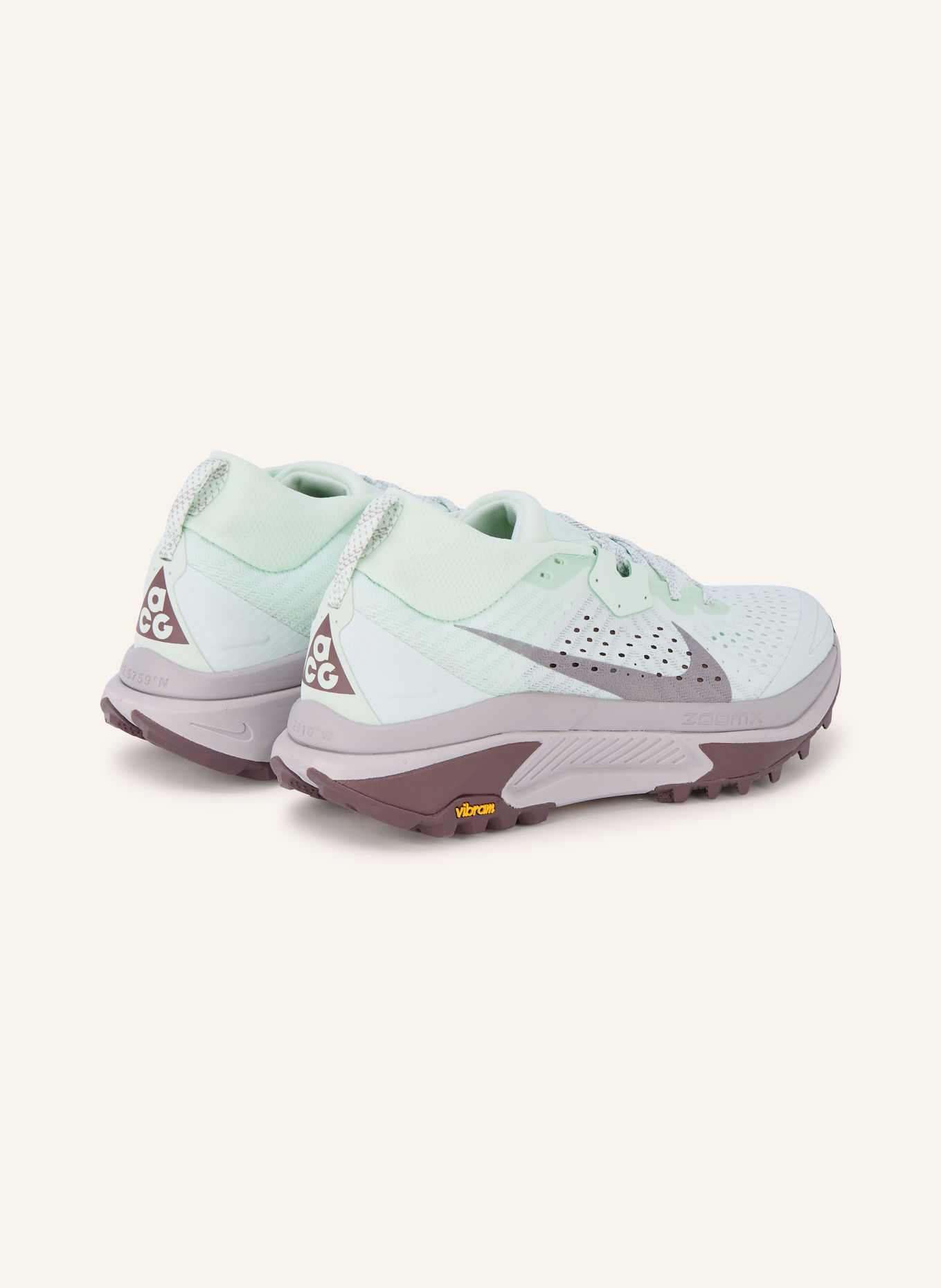 Nike ACG ZEGAMA Hiking shoes: MINT / PURPLE