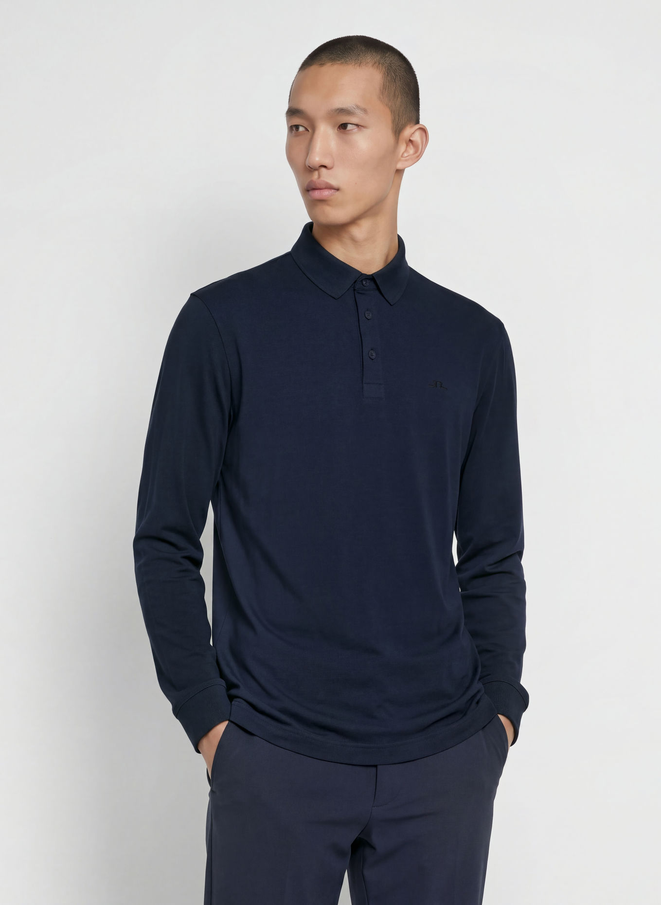 J.LINDEBERG Funktions-Poloshirt: DUNKELBLAU