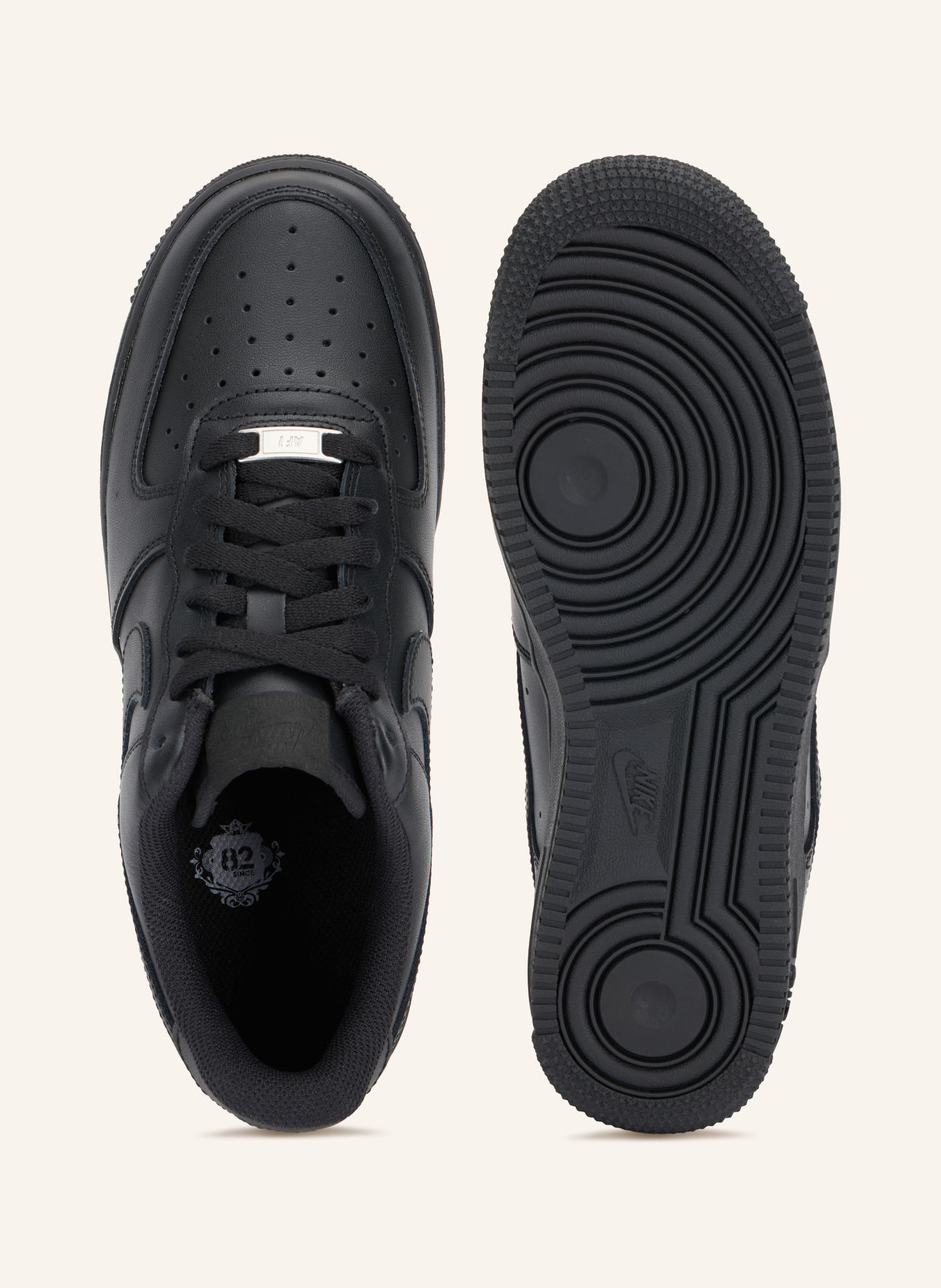 Nike Sneaker AIR FORCE 1 07: SCHWARZ