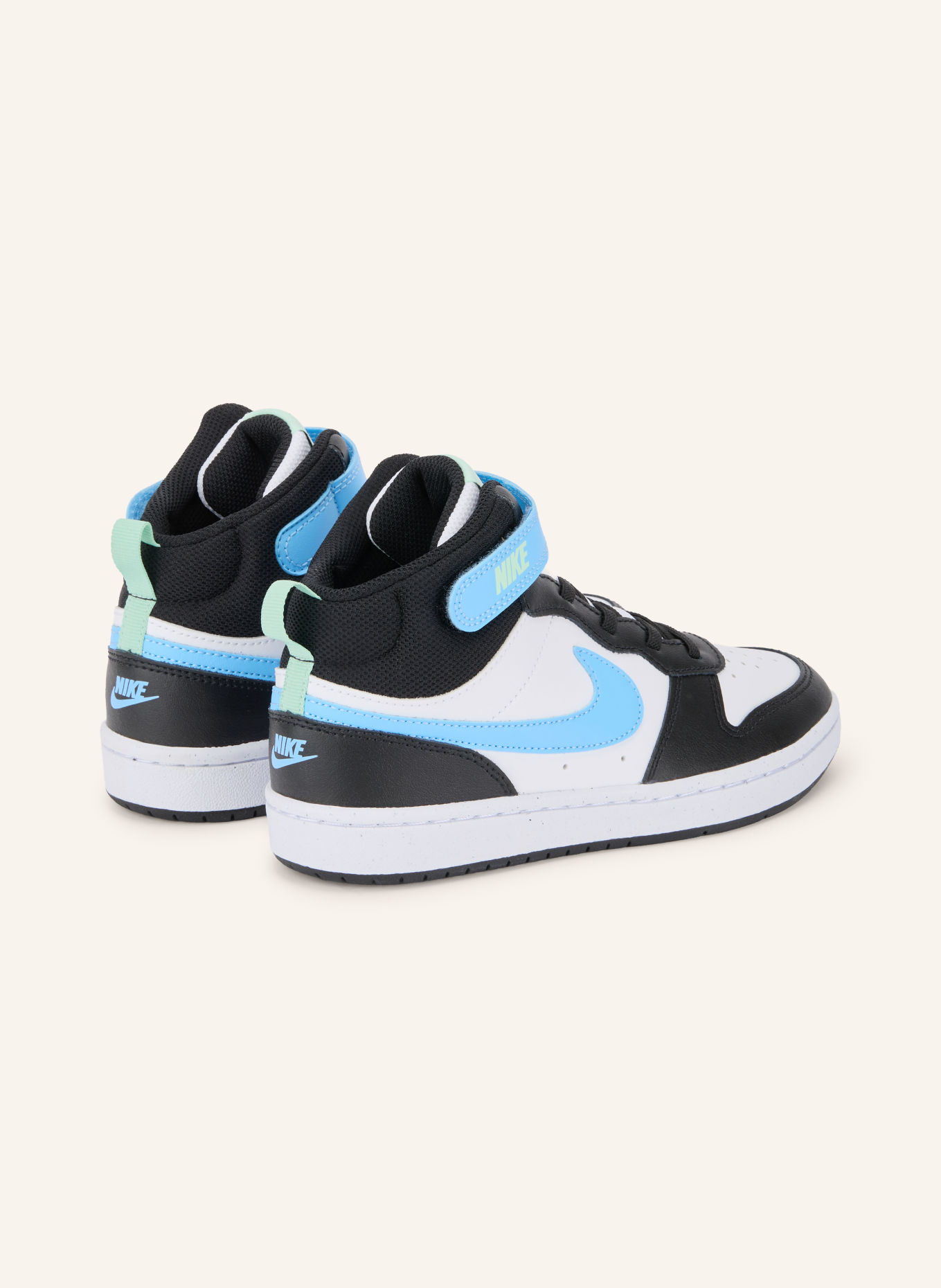 Nike High-top sneakers COURT BOROUGH MID 2: BLACK / BLUE / WHITE