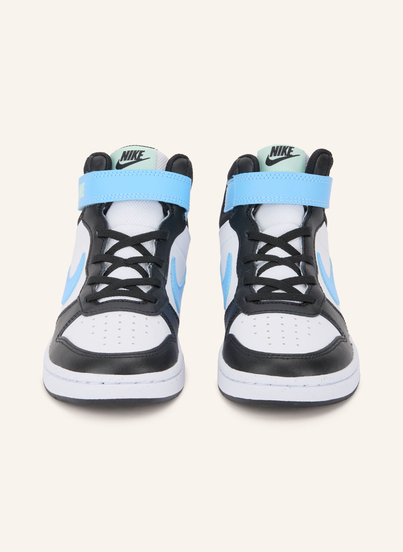 Nike High-top sneakers COURT BOROUGH MID 2: BLACK / BLUE / WHITE