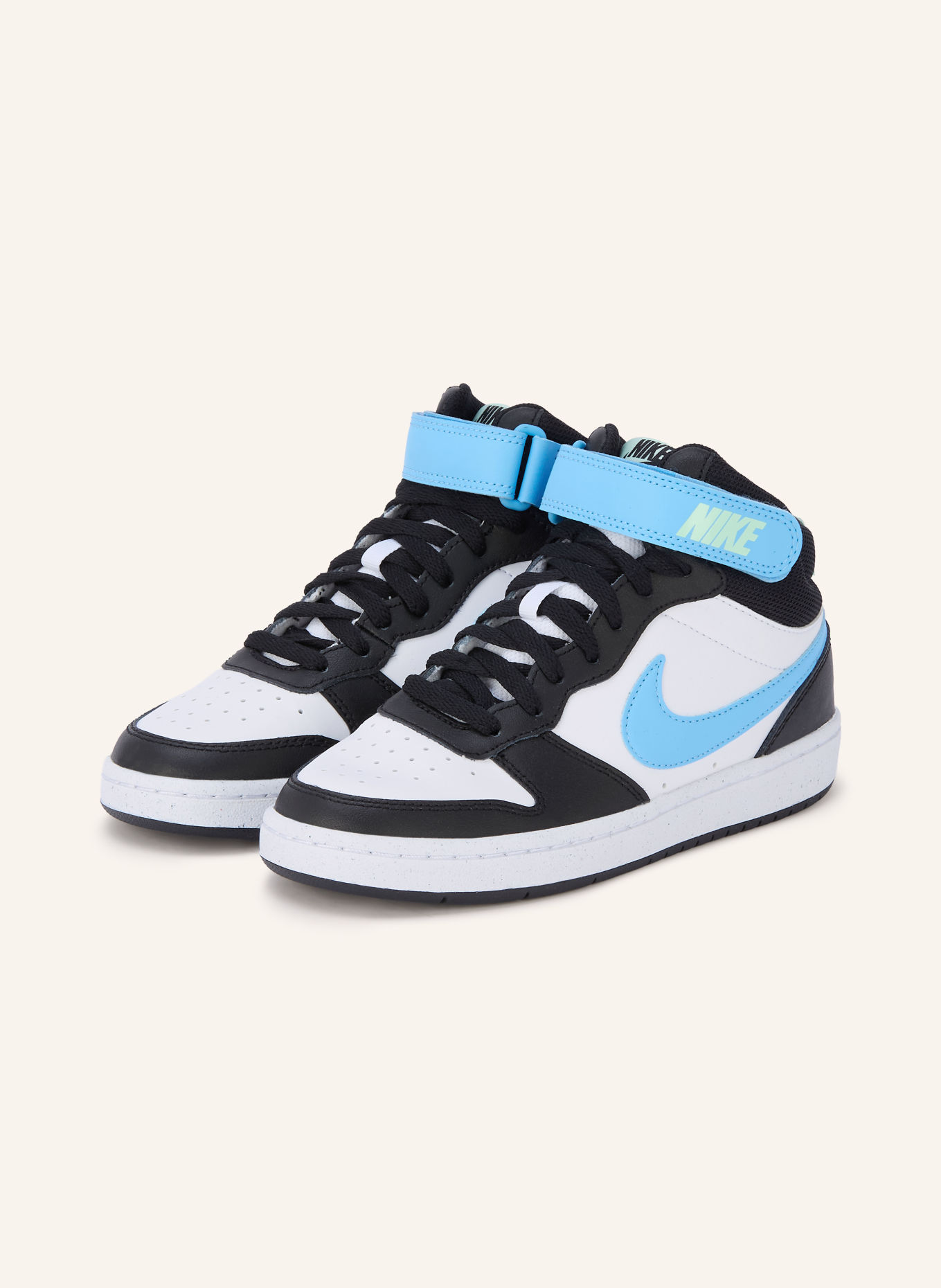 Nike High-top sneakers COURT BOROUGH MID: BLACK / BLUE / WHITE
