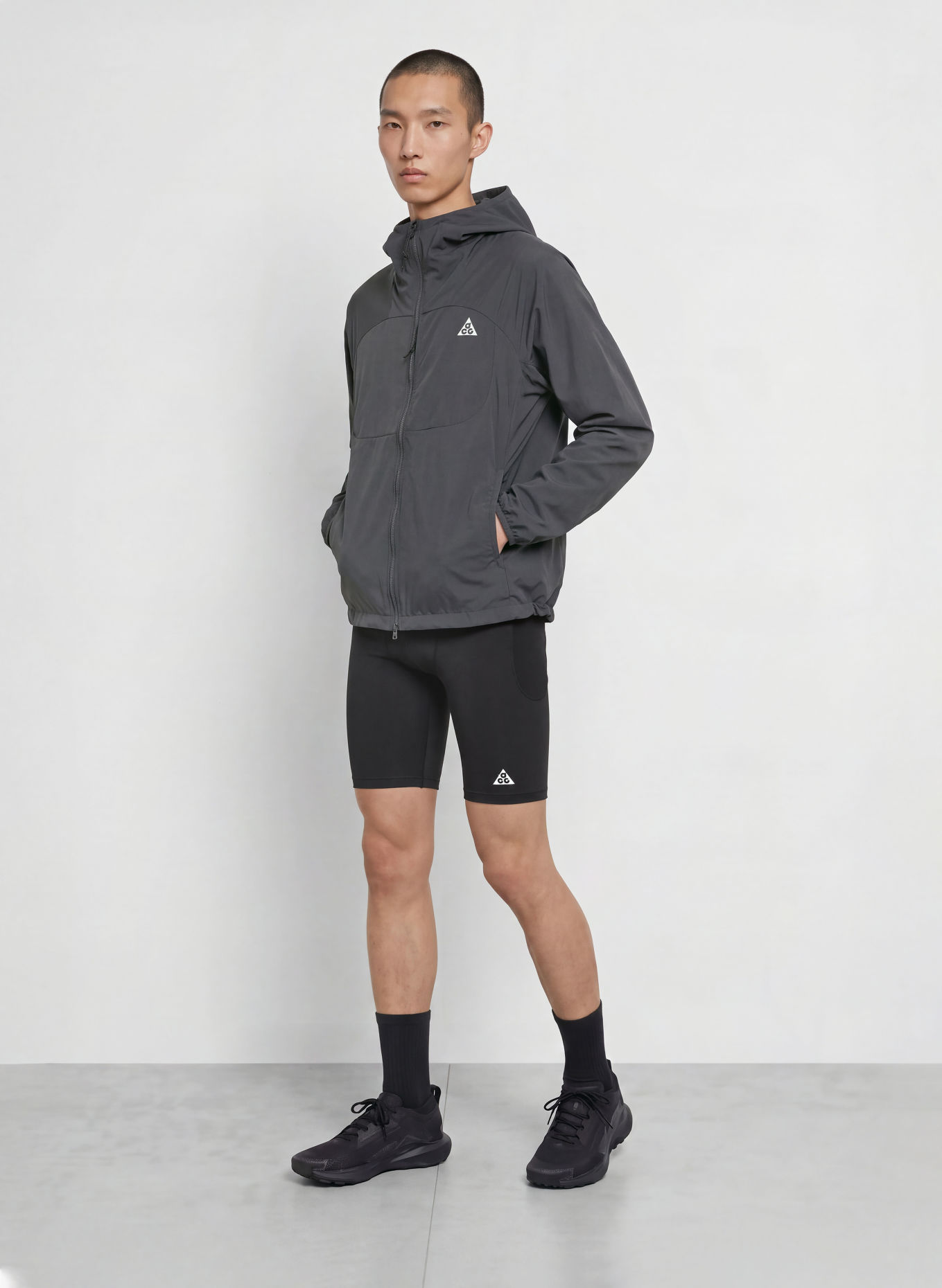 Nike 2-in-1-Laufshorts LAVA LOOPS: SCHWARZ