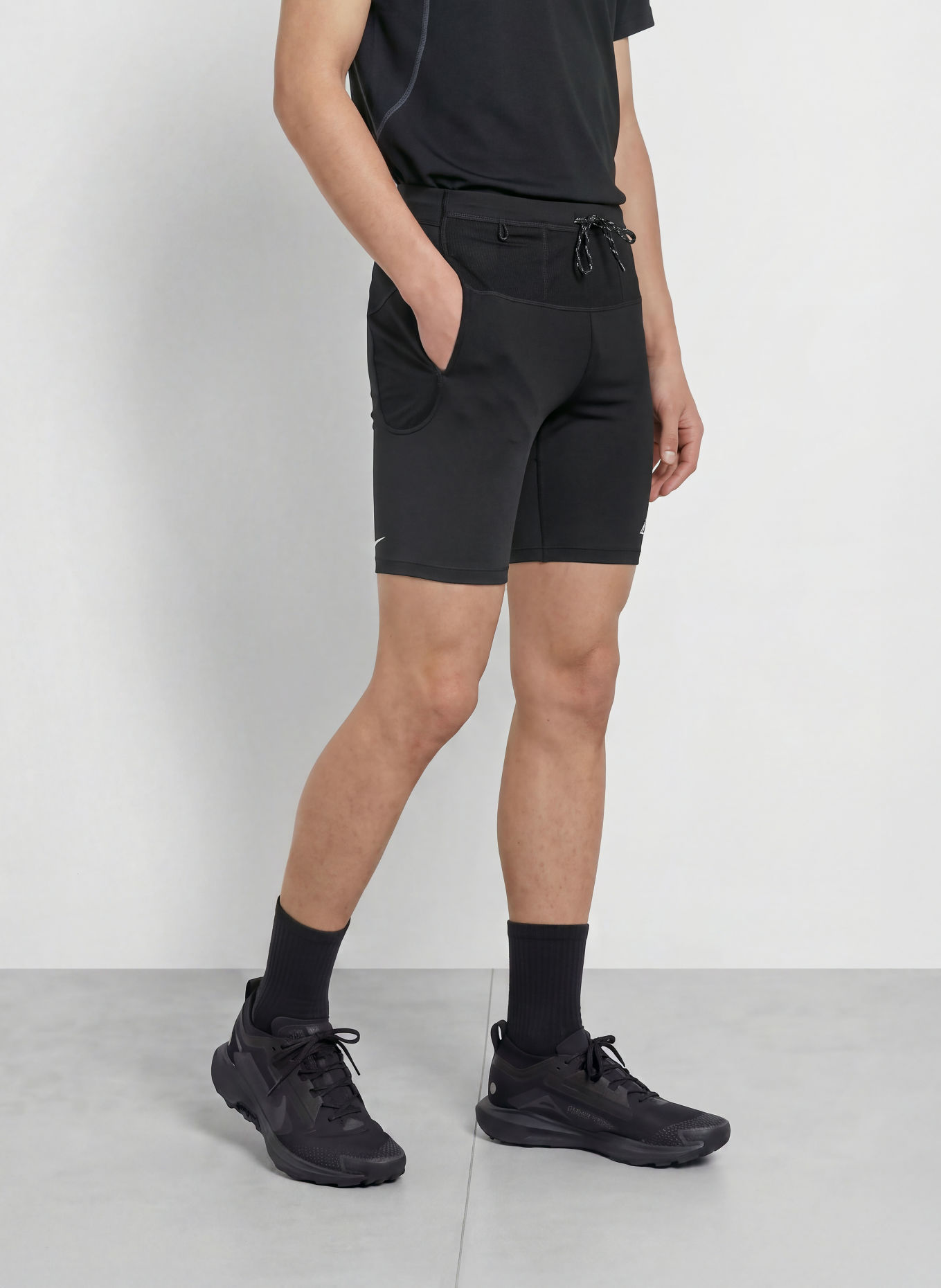 Nike 2-in-1-Laufshorts LAVA LOOPS: SCHWARZ
