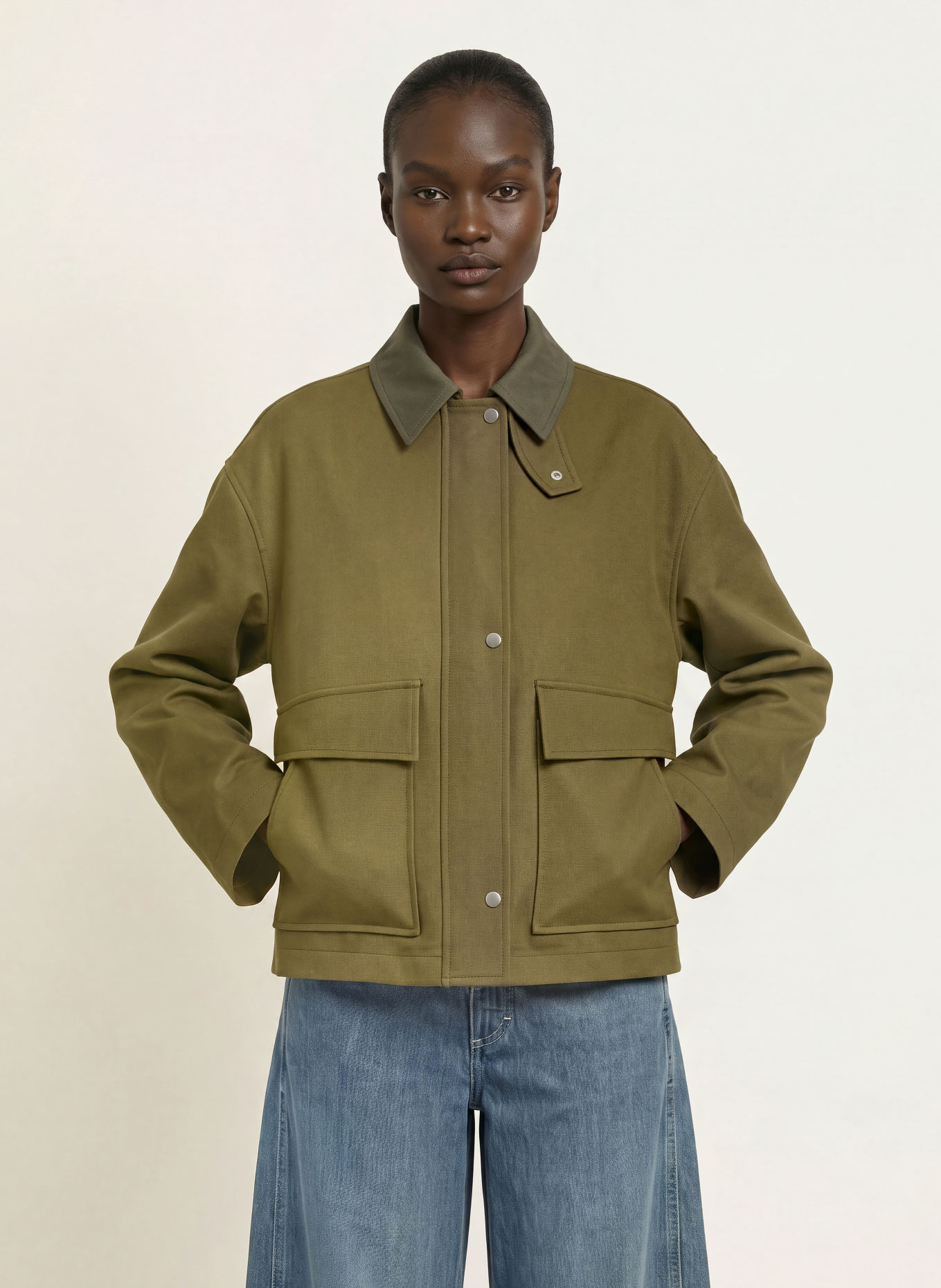 CLOSED Fieldjacket: OLIV