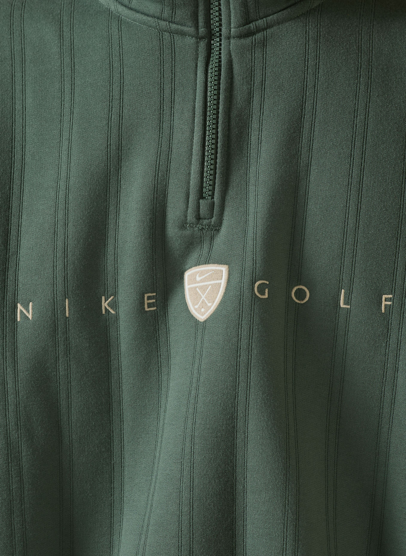 Nike Pull sweat col zippé FAIRWAY FRESH: VERT