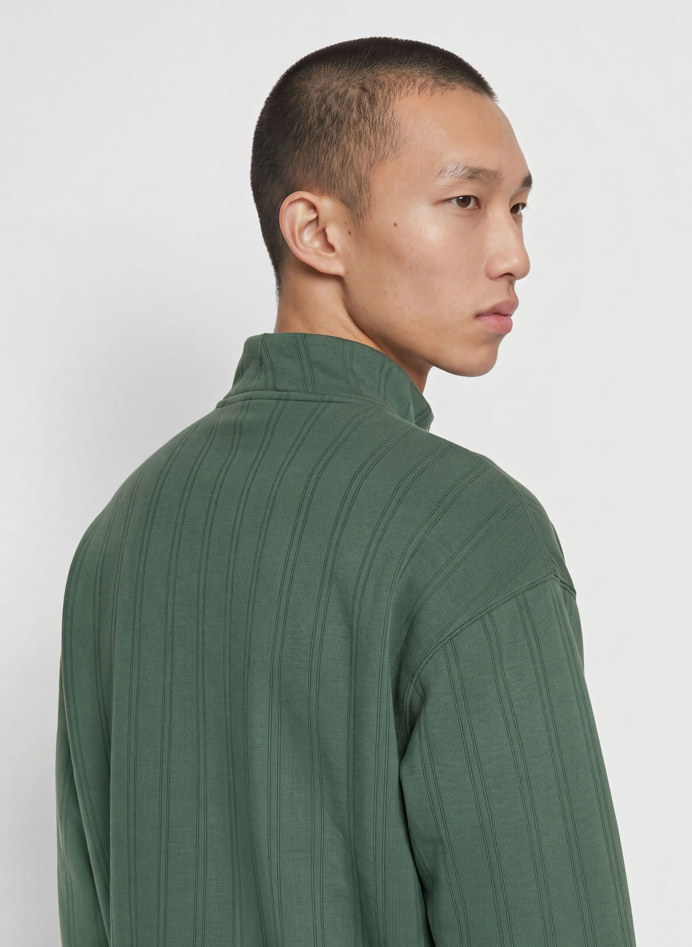 Nike Pull sweat col zippé FAIRWAY FRESH: VERT