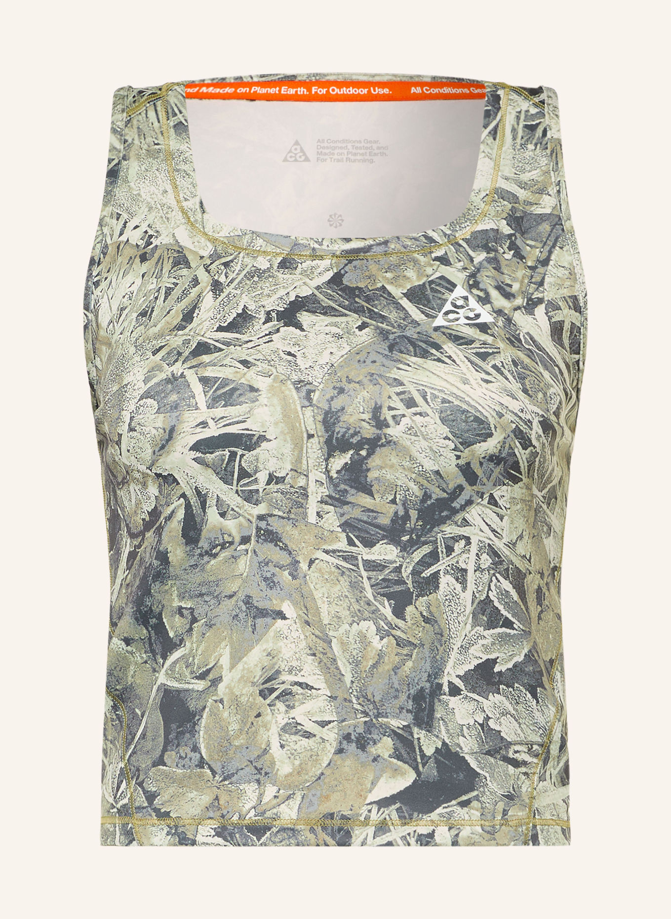 Nike Tricou de alergare ACG: KAKI / CREM