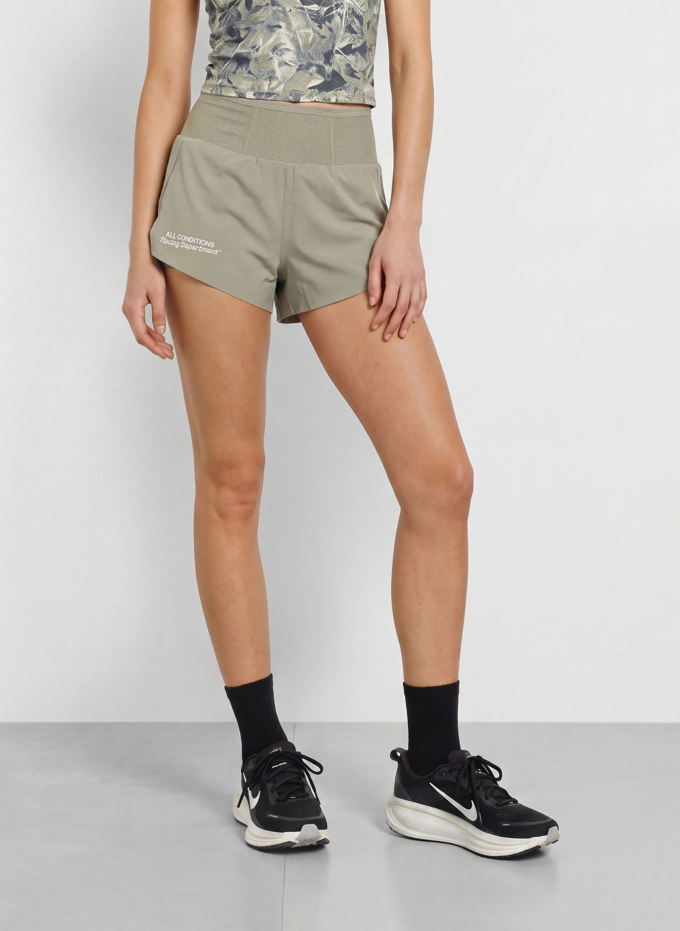 Nike 2-i-1-løbeshorts TRAILWIND: GRØN