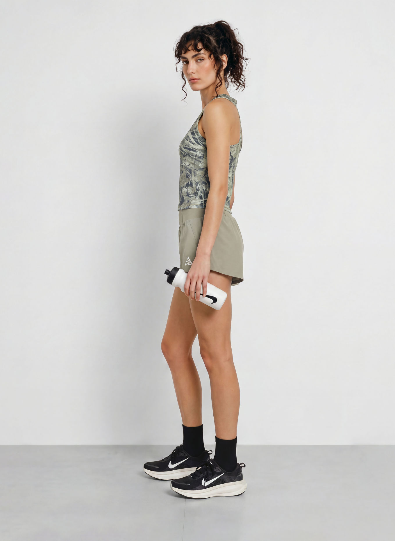 Nike 2-i-1-løbeshorts TRAILWIND: GRØN