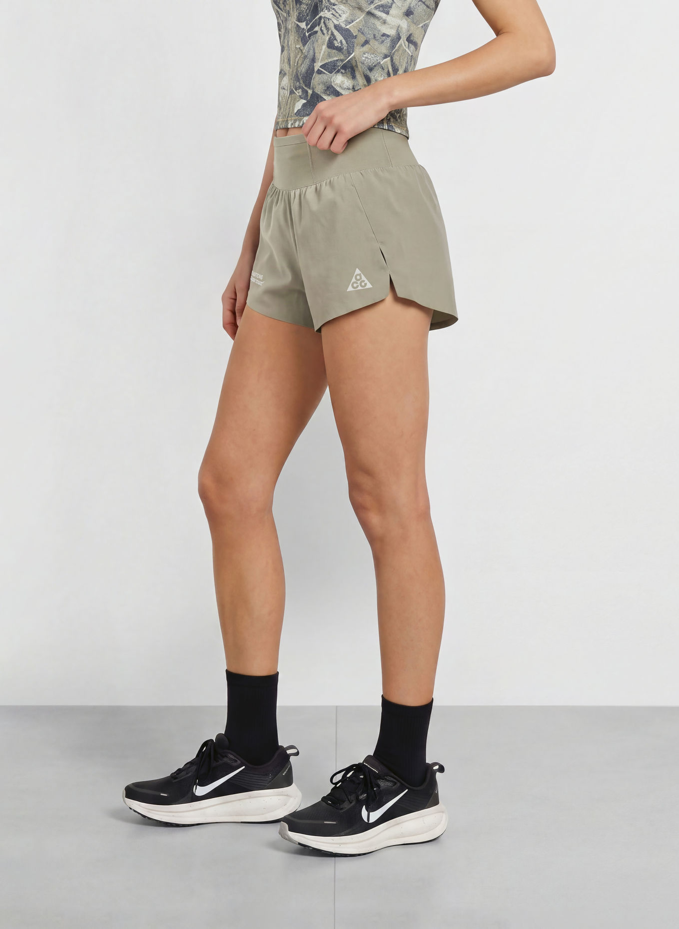 Nike 2-i-1-løbeshorts TRAILWIND: GRØN