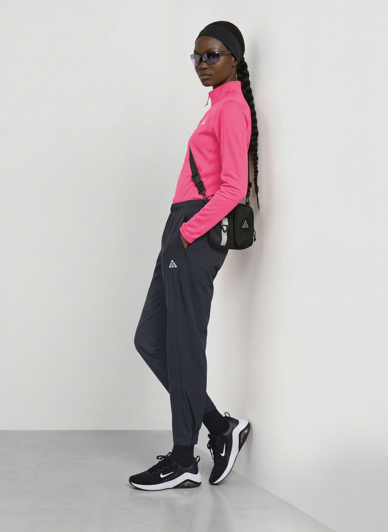 Nike ACG WOLF GRID Midlayer: PINK