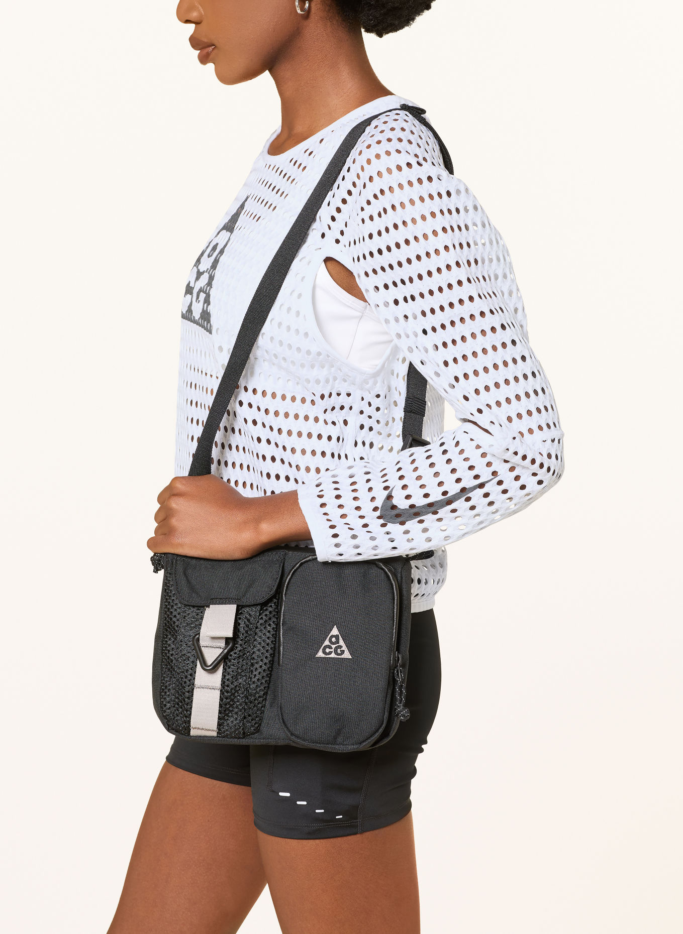 Nike Funktionsshirt ACG RADICAL AIRFLOW NXT: WEISS / SCHWARZ