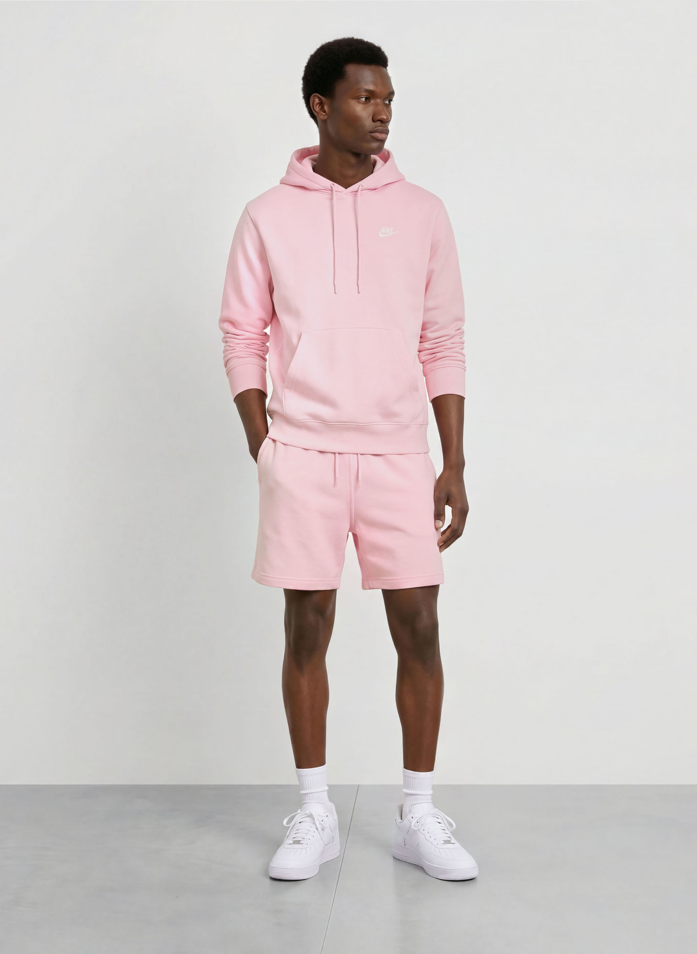 Nike Hoodie CLUB: ROSA