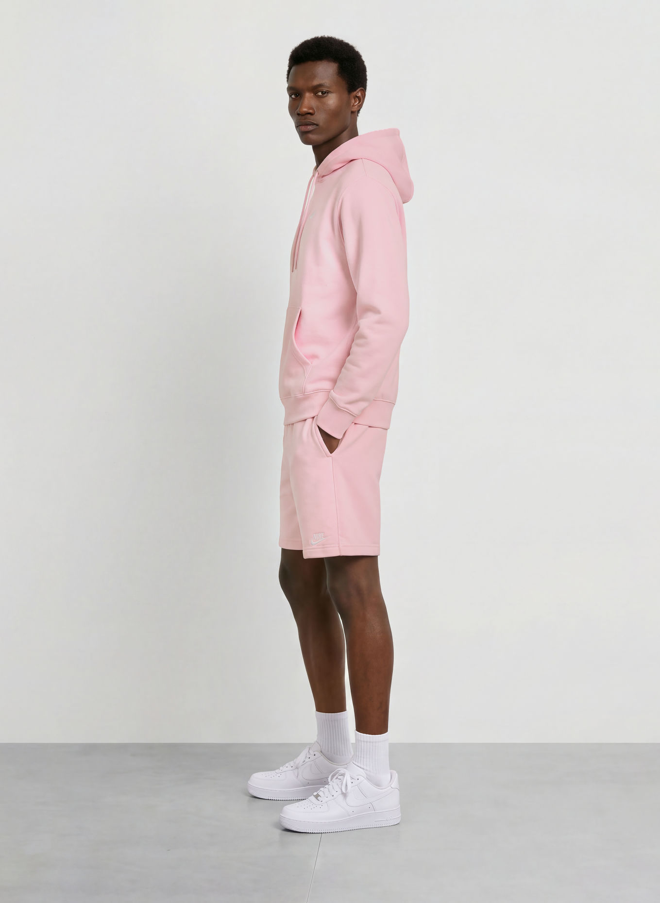Nike Hoodie CLUB: ROSA