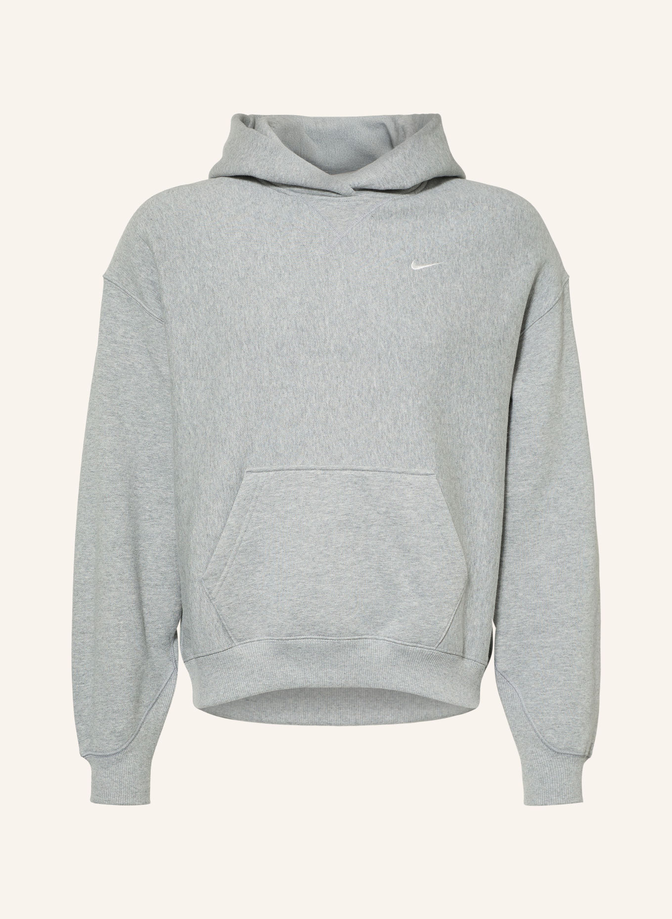 Nike STUDIO Oversized Hoodie: LIGHT GRAY