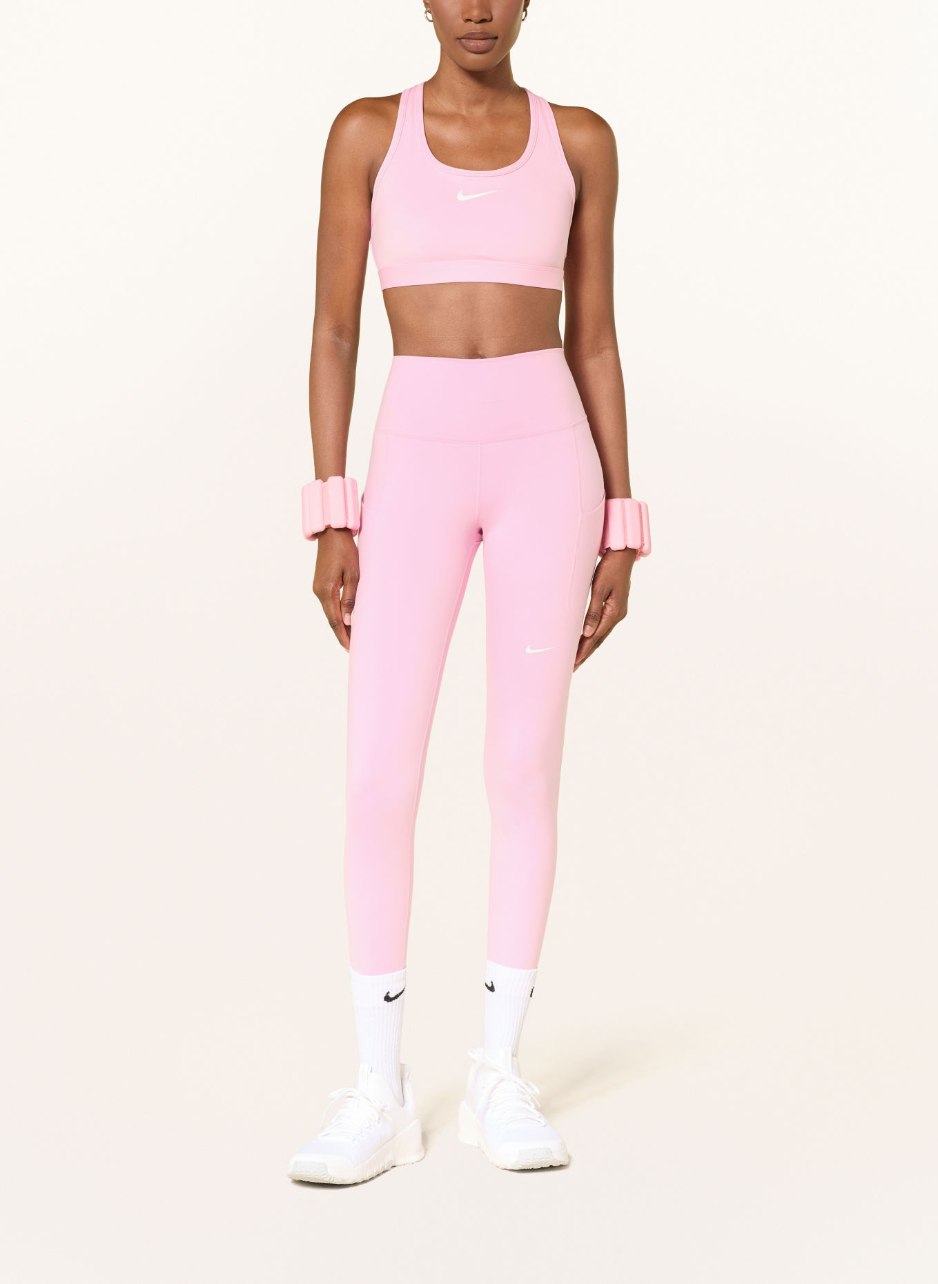 Nike SWOOSH Sports bra: PINK