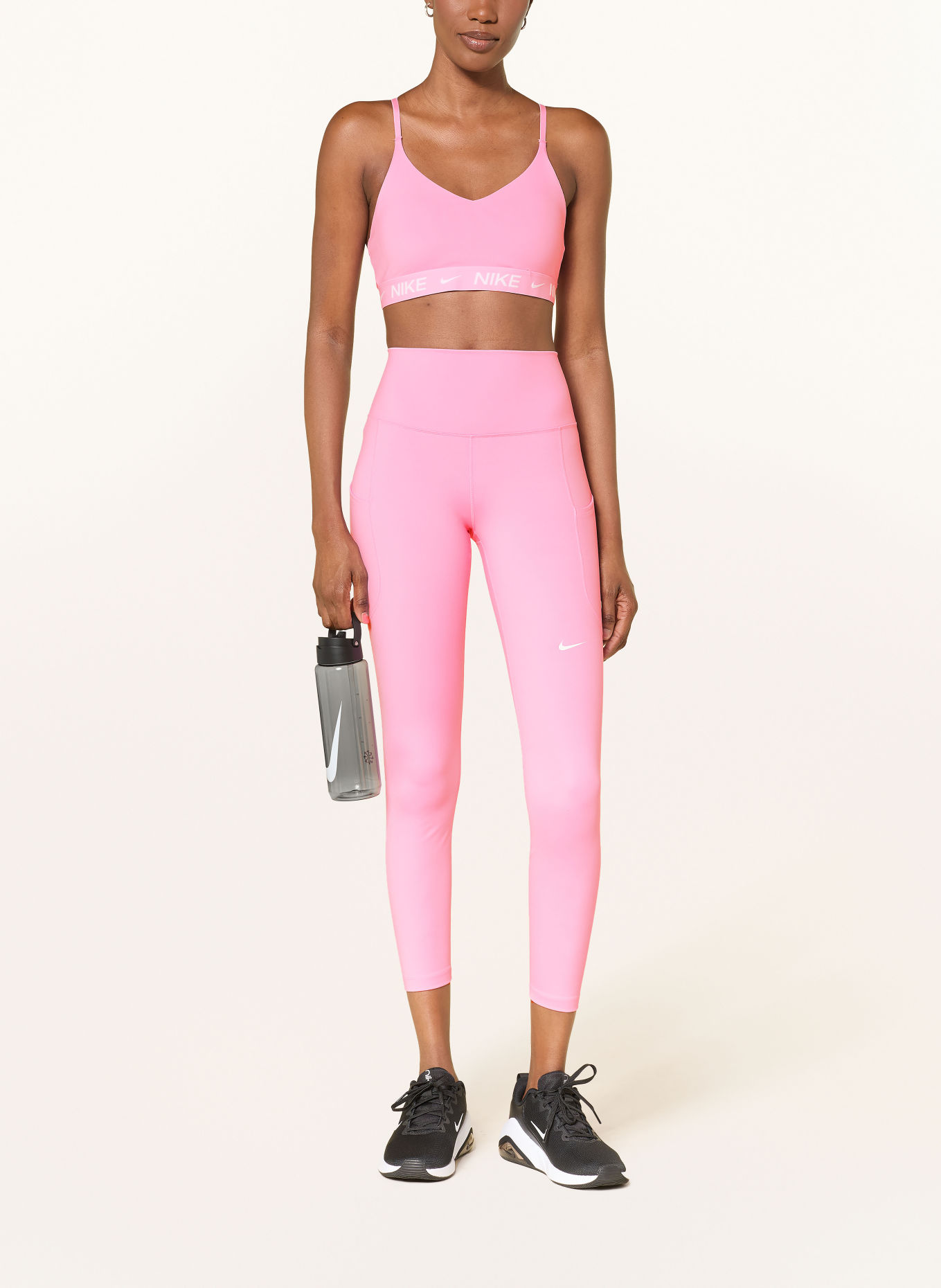 Nike INDY Sports bra: PINK / WHITE