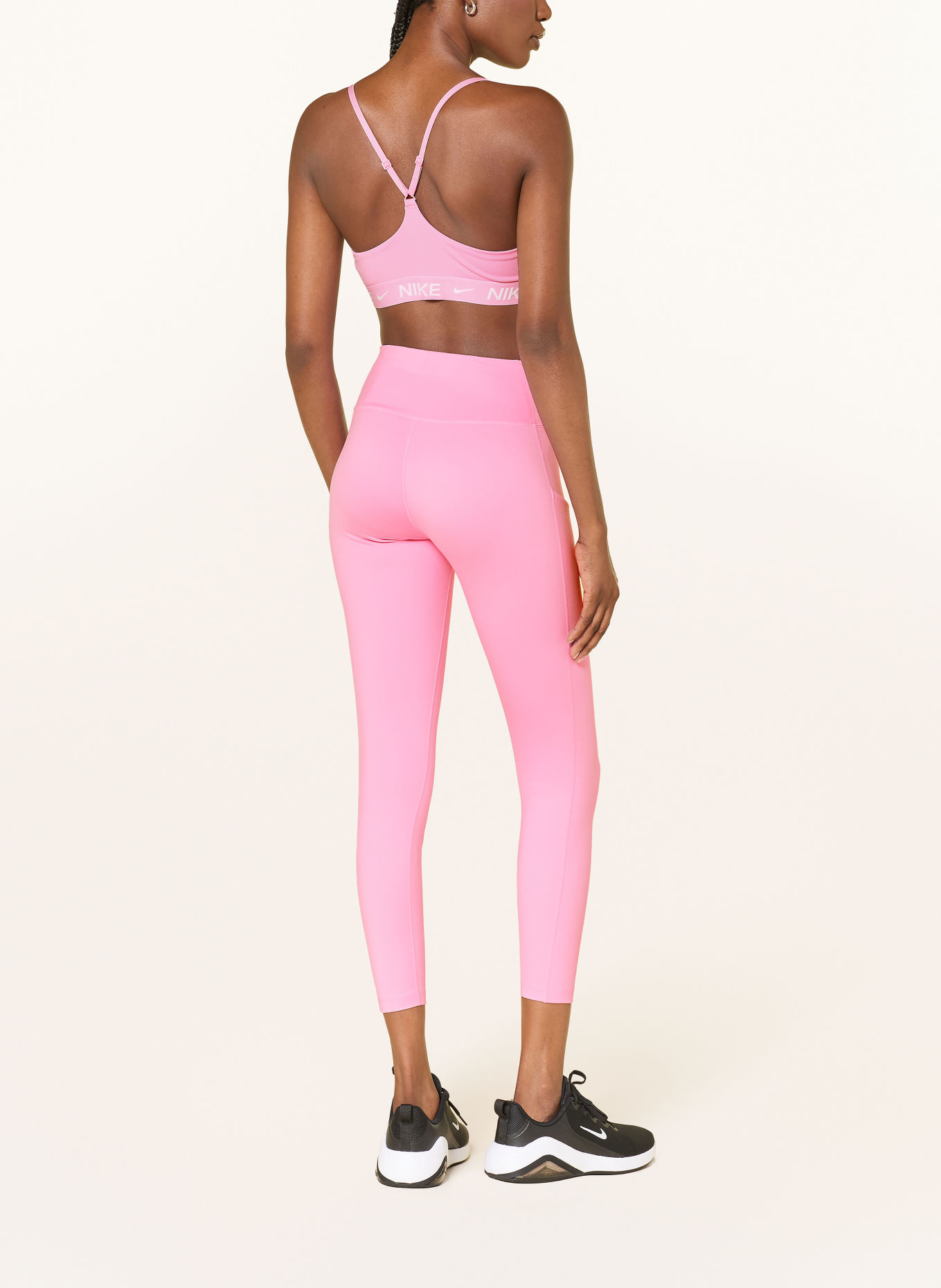 Nike INDY Sports bra: PINK / WHITE