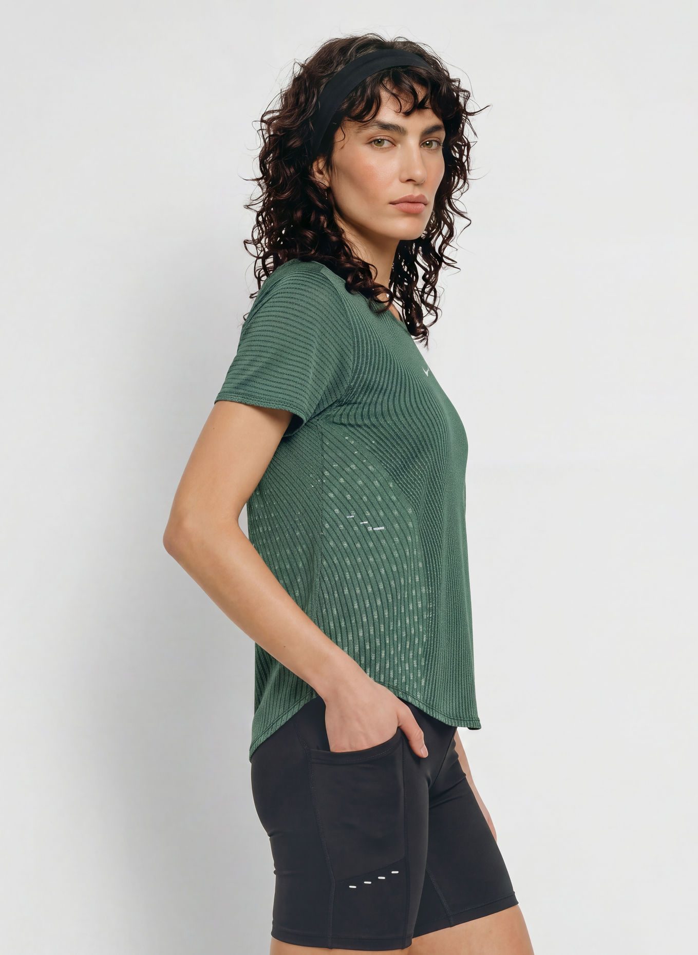 Nike Trainingsshirt SWIFT AERO-FIT: GROEN