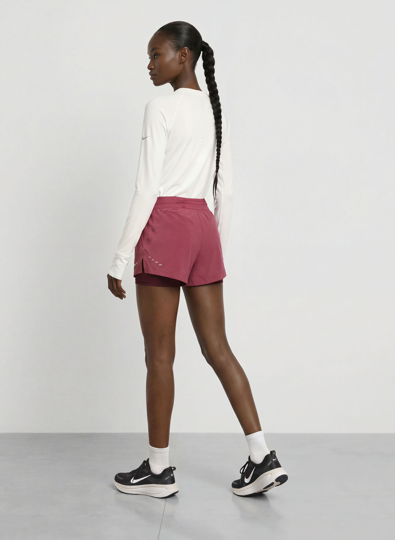 Nike 2-in-1-Laufshorts SWIFT: FUCHSIA