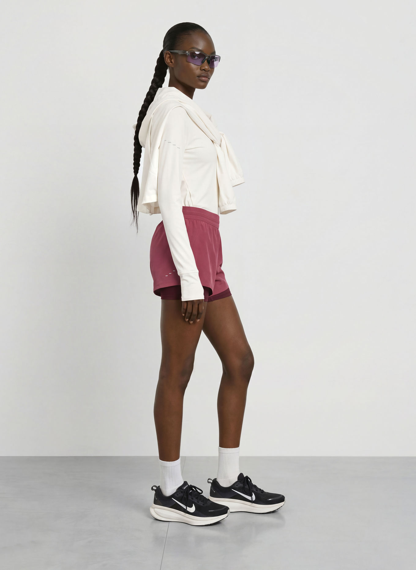 Nike 2-in-1-Laufshorts SWIFT: FUCHSIA