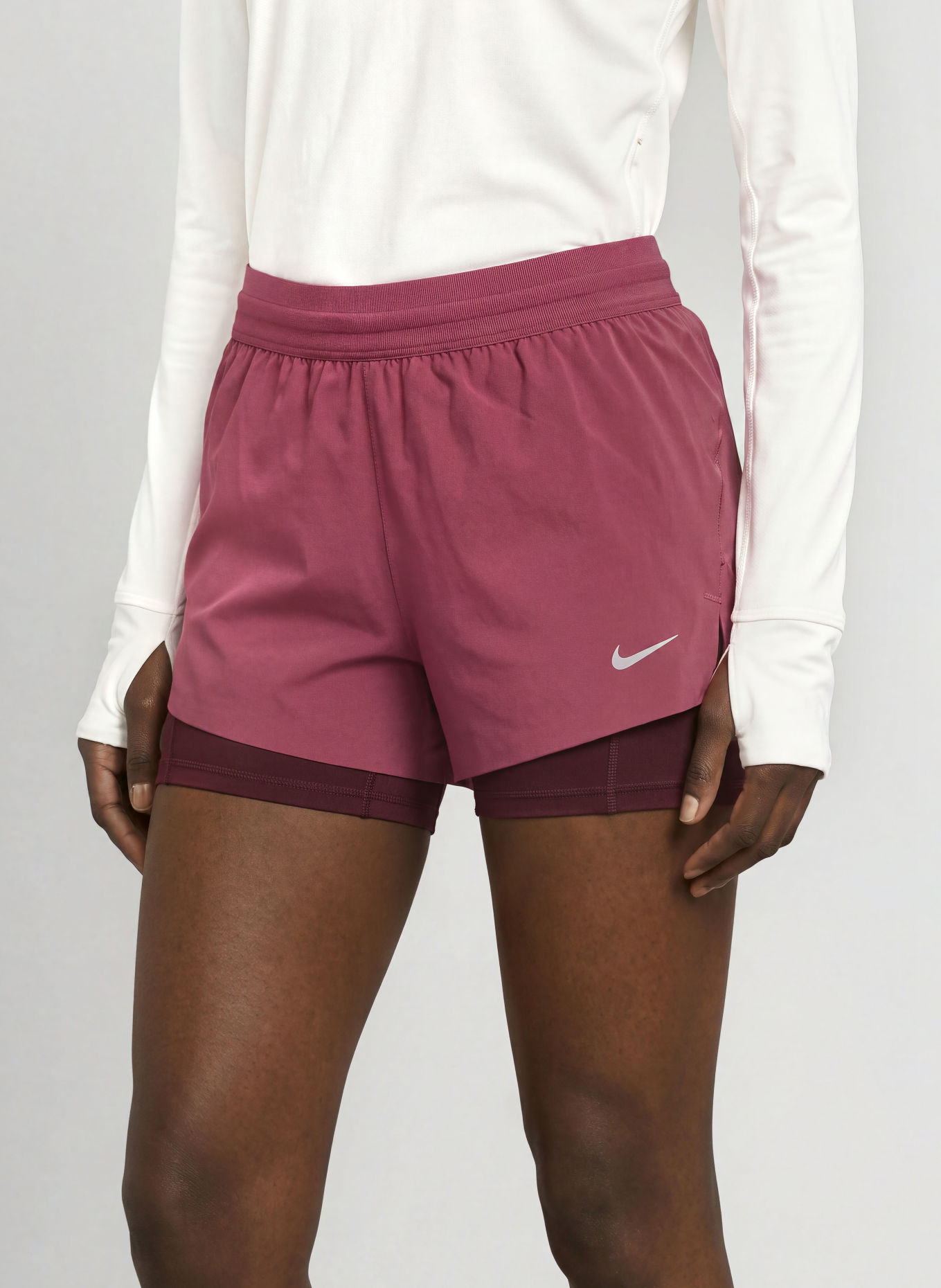 Nike 2-in-1-Laufshorts SWIFT: FUCHSIA