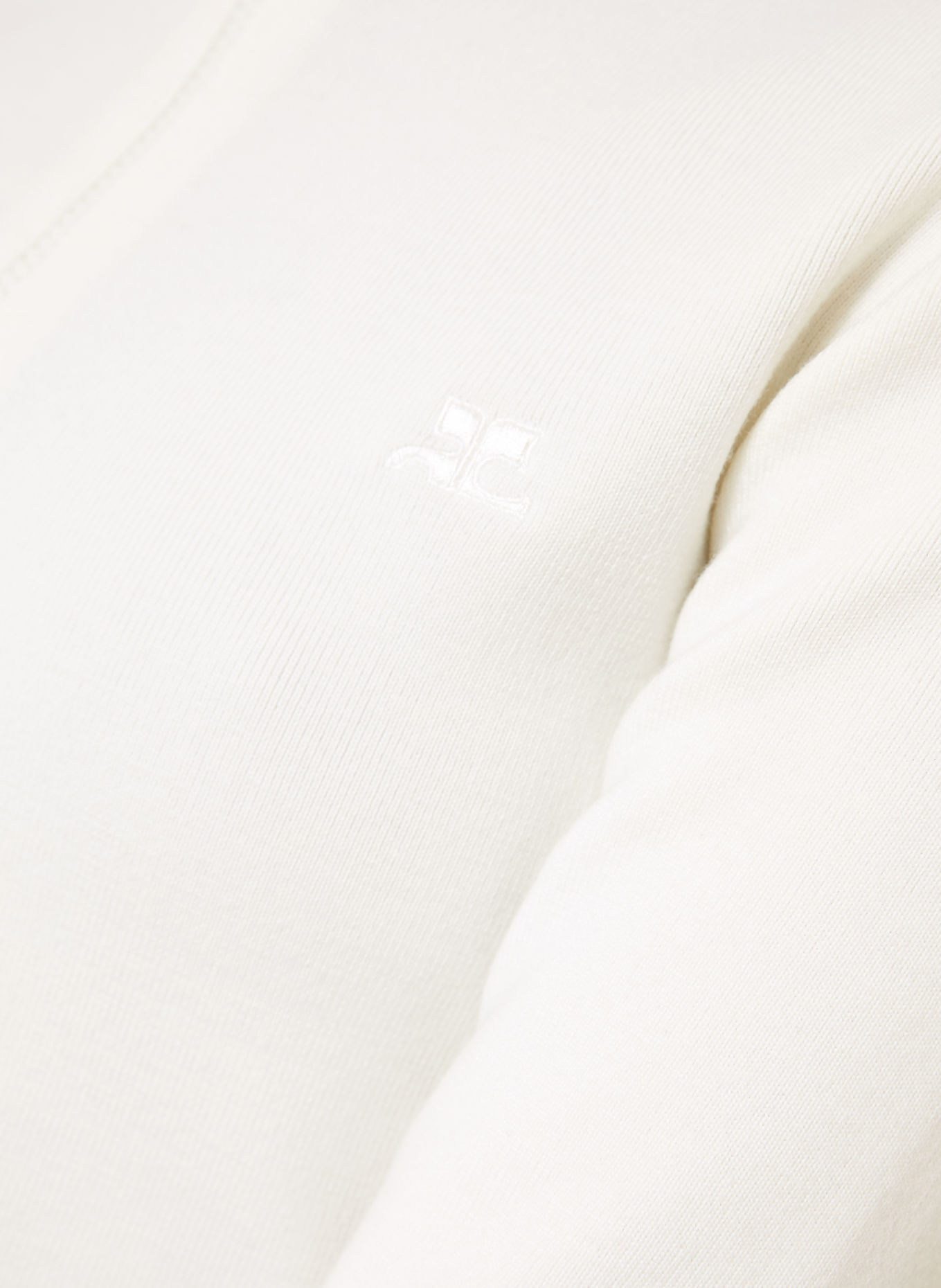 Courrèges Merinowool Cardigan: WHITE