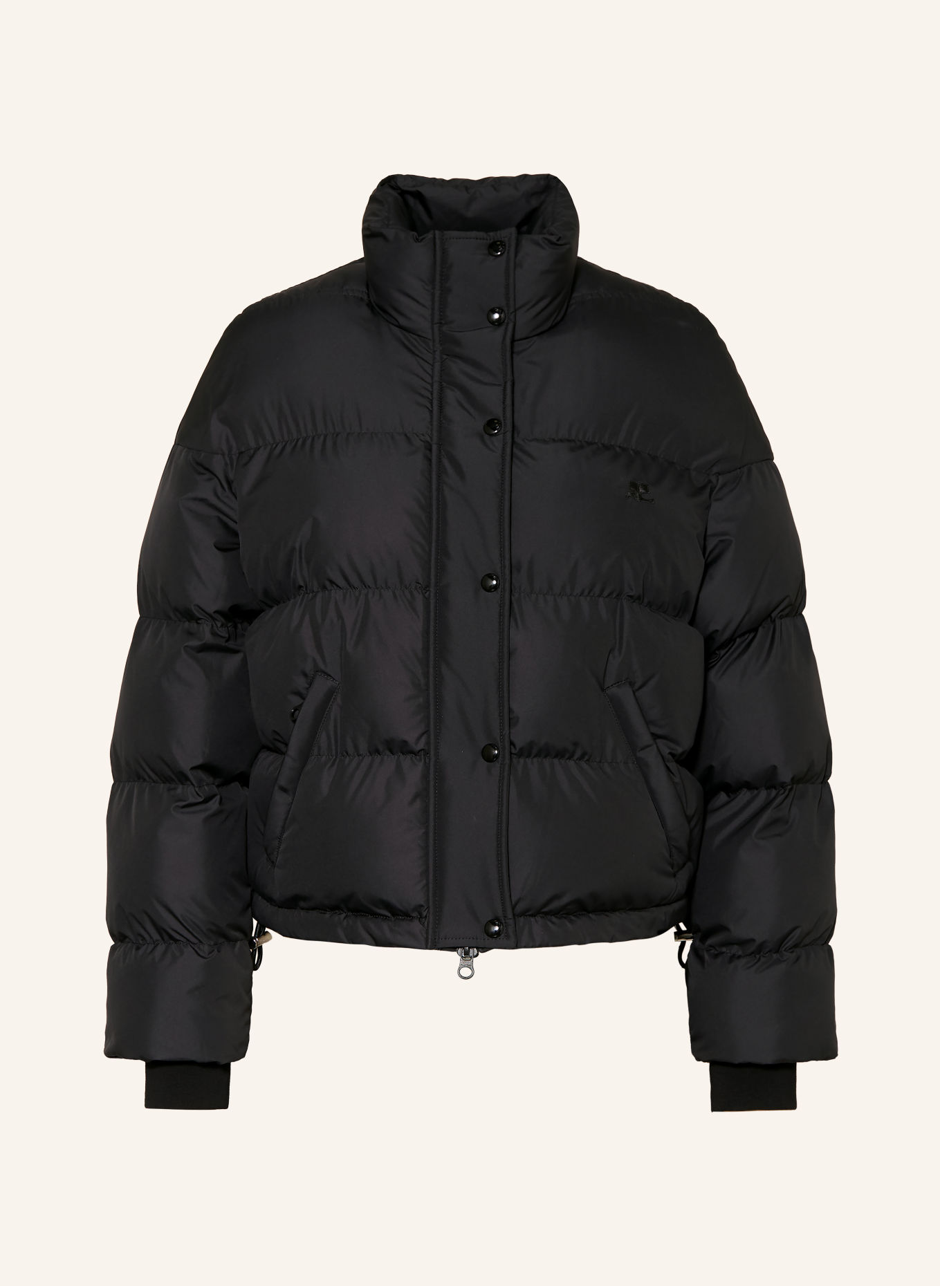 Courrèges Quilted jacket: BLACK