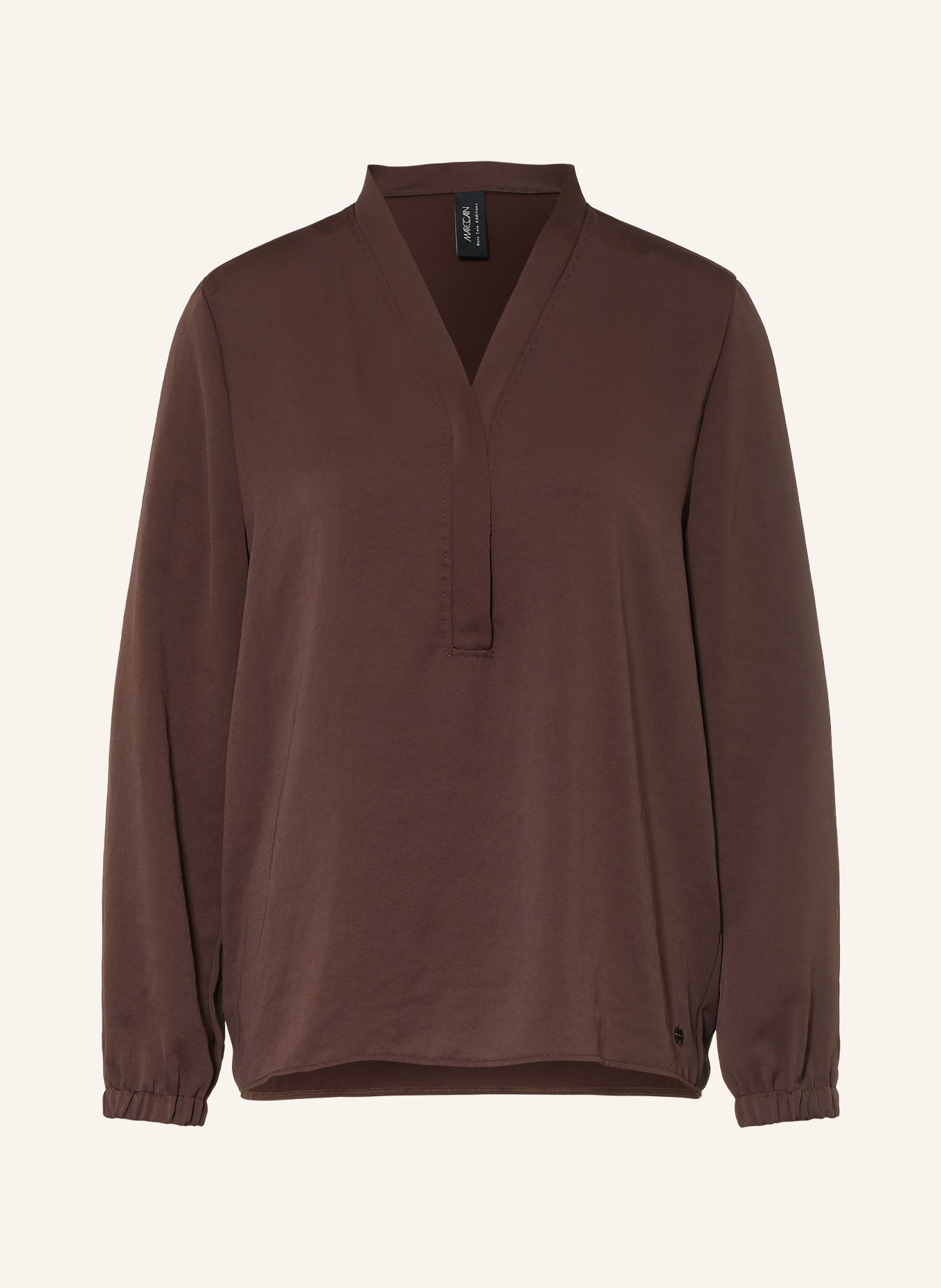 MARC CAIN Blusenshirt: 697 seal brown