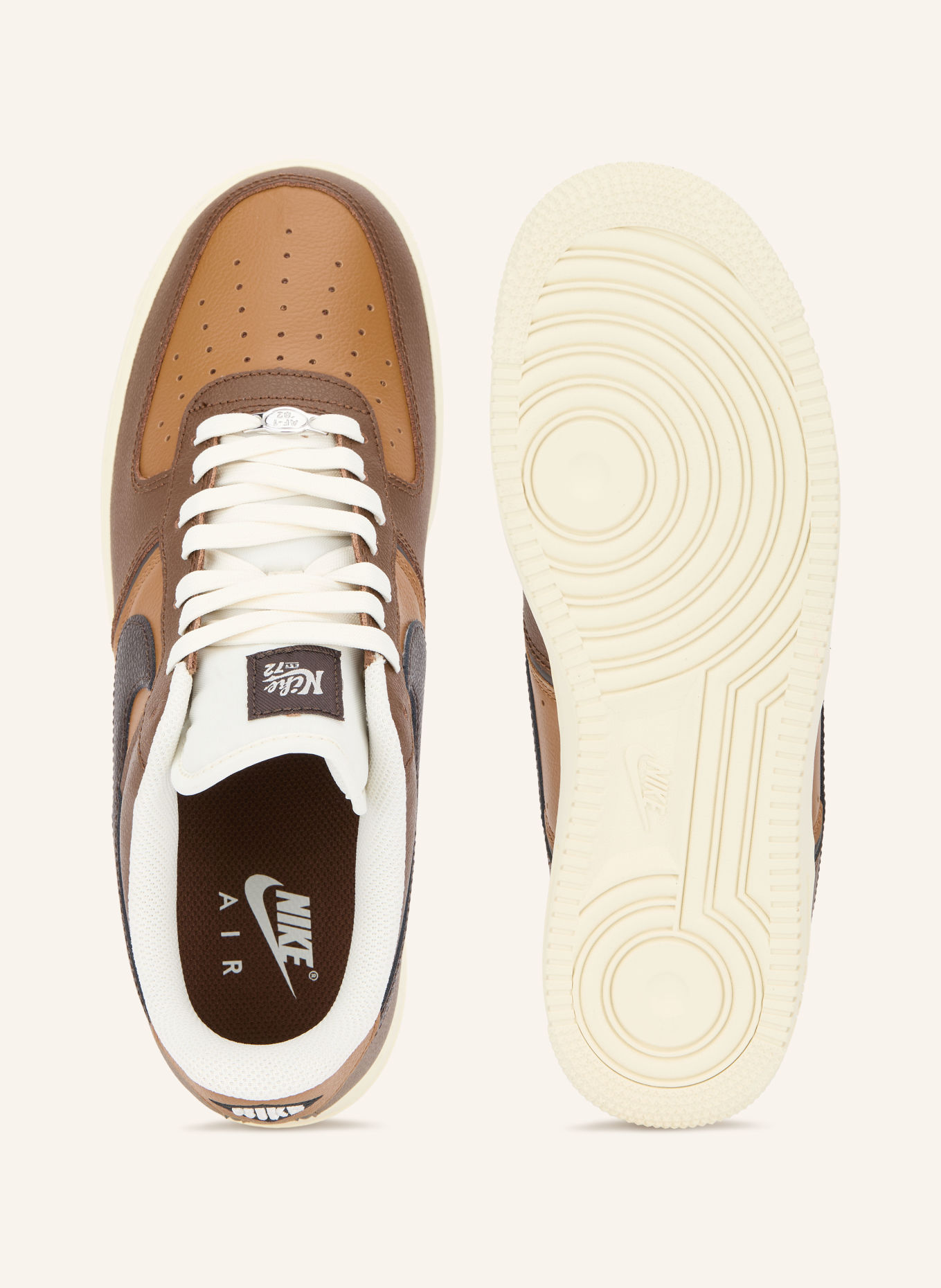 Nike Sneakers AIR FORCE 1 '07 LV8 SPORT: MÖRKBRUN / KONJAK