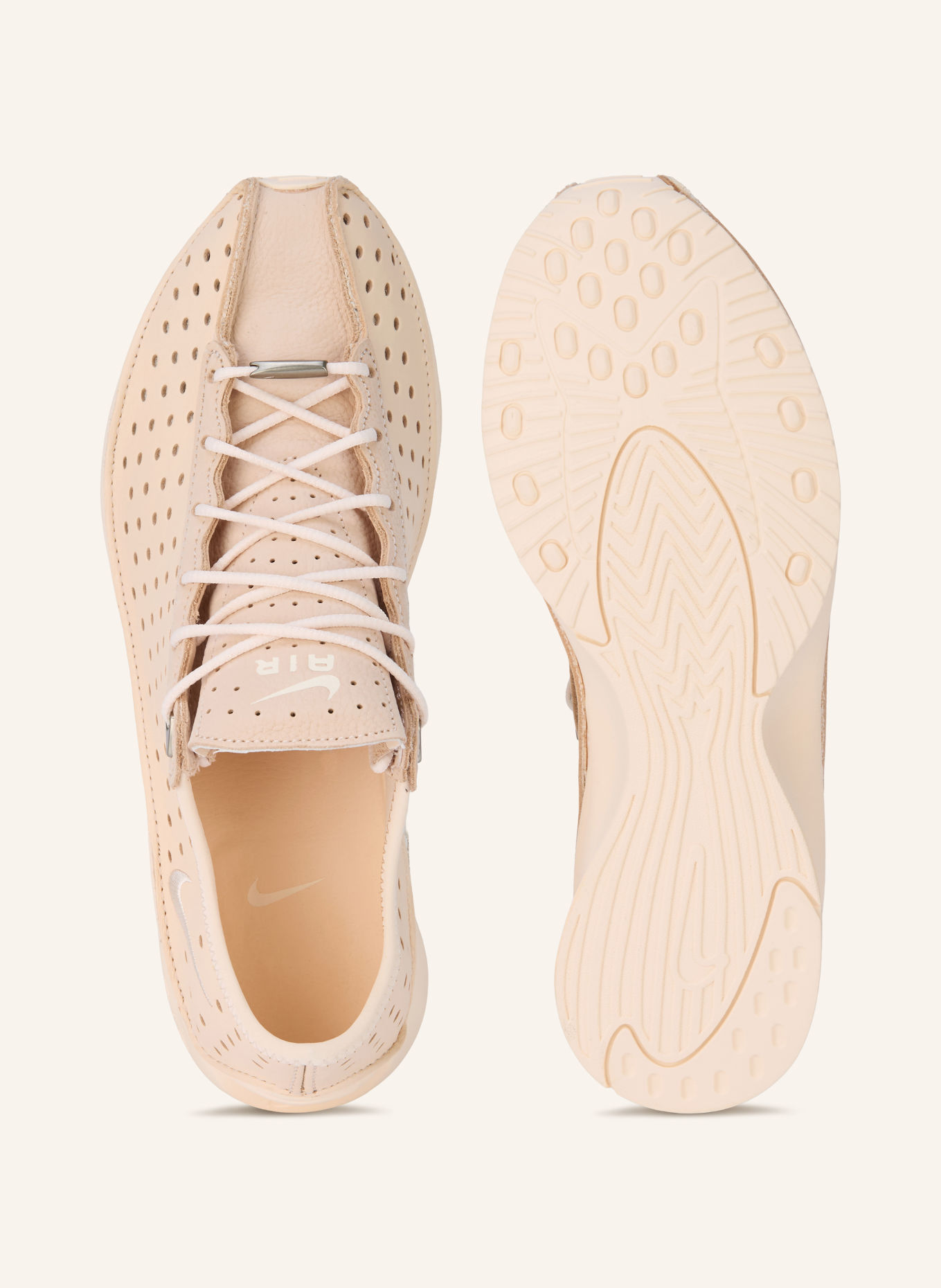Nike Sneakersy AIR SUPERFLY: BEŻOWY / JASNOPOMARAŃCZOWY