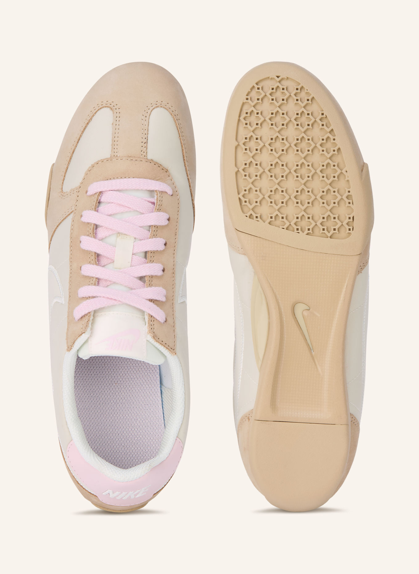 Nike Sneakersy SPRINT SISTER: JASNOBRĄZOWY / JASNORÓŻOWY / KREMOWY