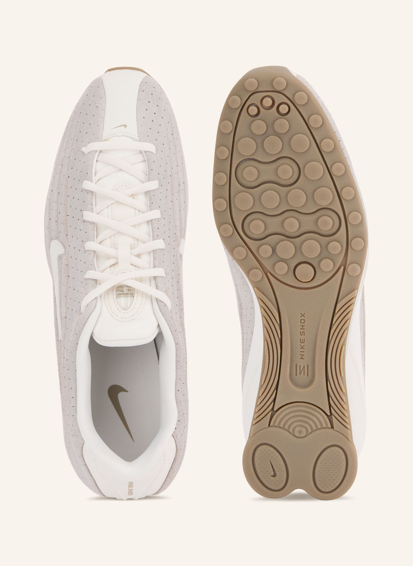 Nike Sneaker SHOX Z: LJUSGRÅ / VIT