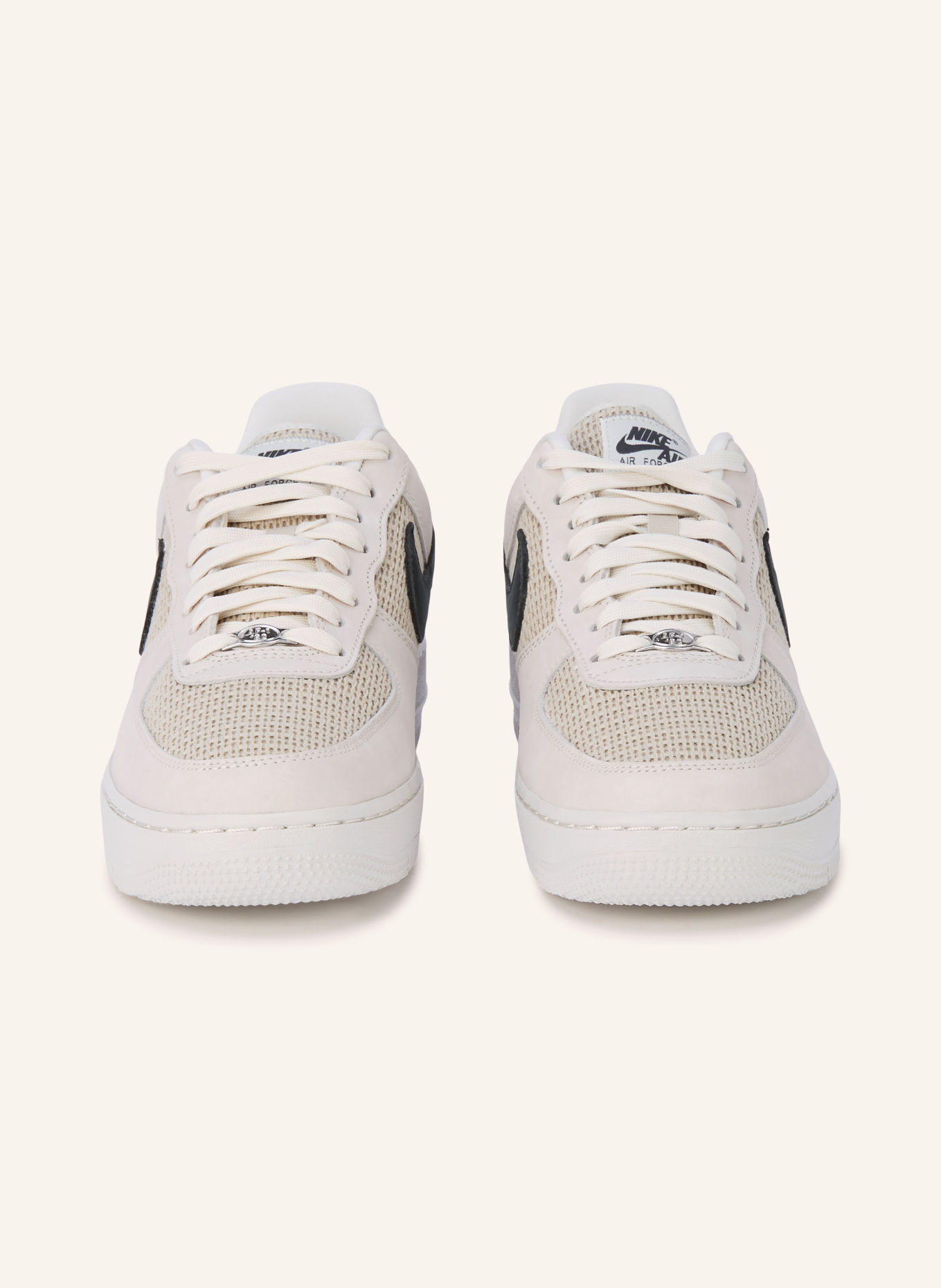 Nike AIR FORCE 1 '07 LV8 Sneakers: BEIGE / LIGHT GRAY / BLACK