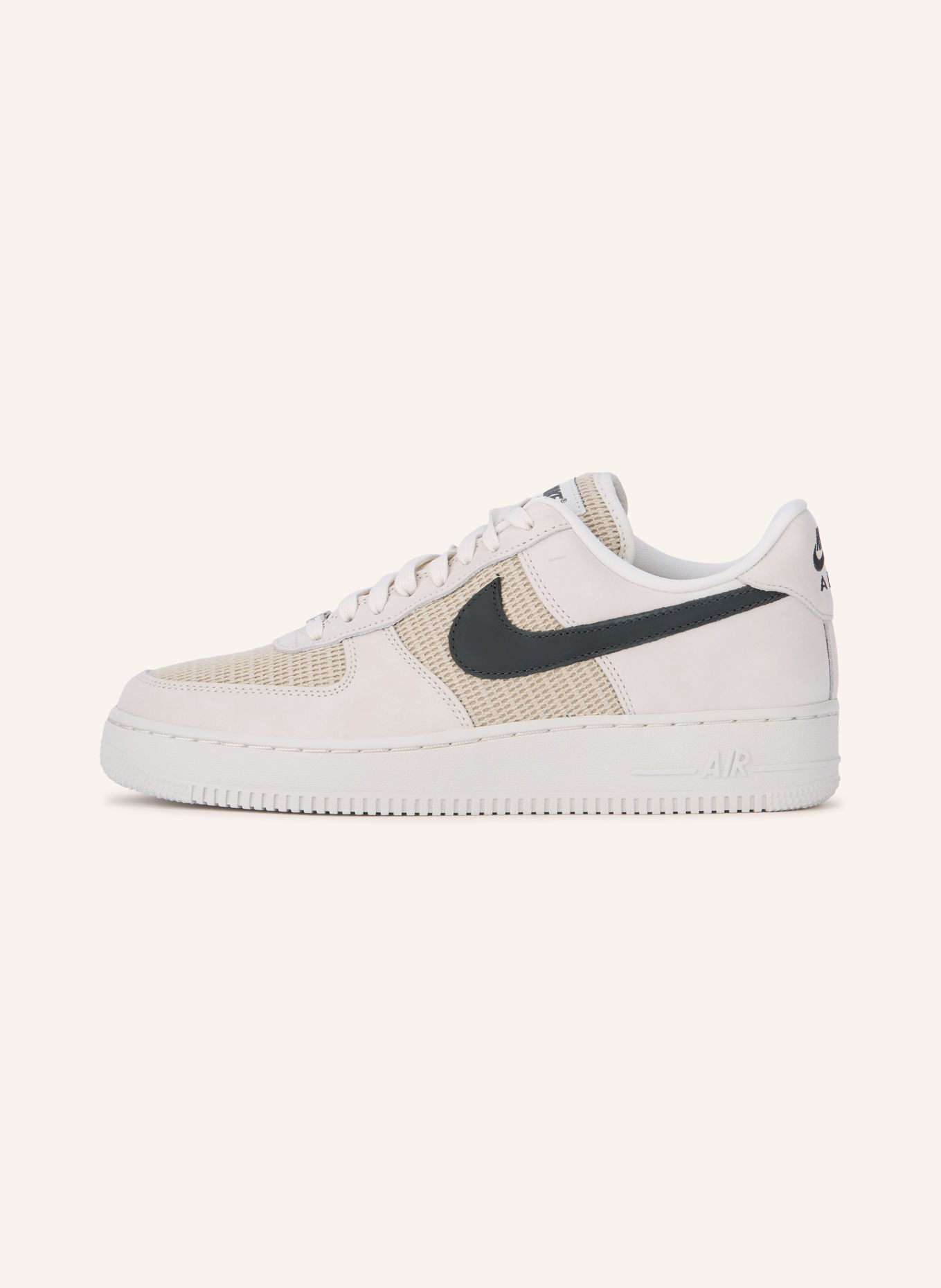 Nike AIR FORCE 1 '07 LV8 Sneakers: BEIGE / LIGHT GRAY / BLACK