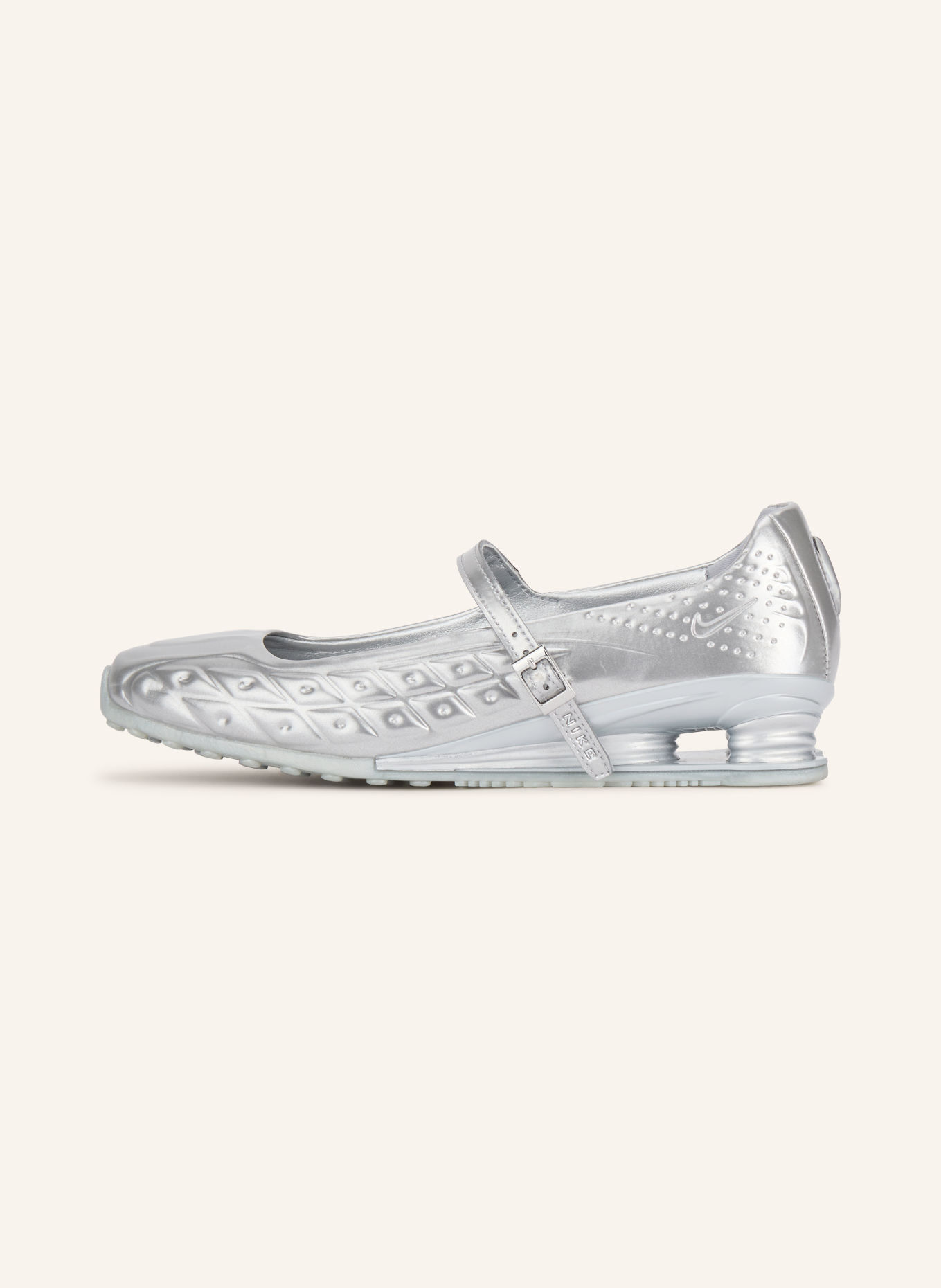Nike Mary-Jane ballerina's SHOX Z CALISTRA: ZILVER